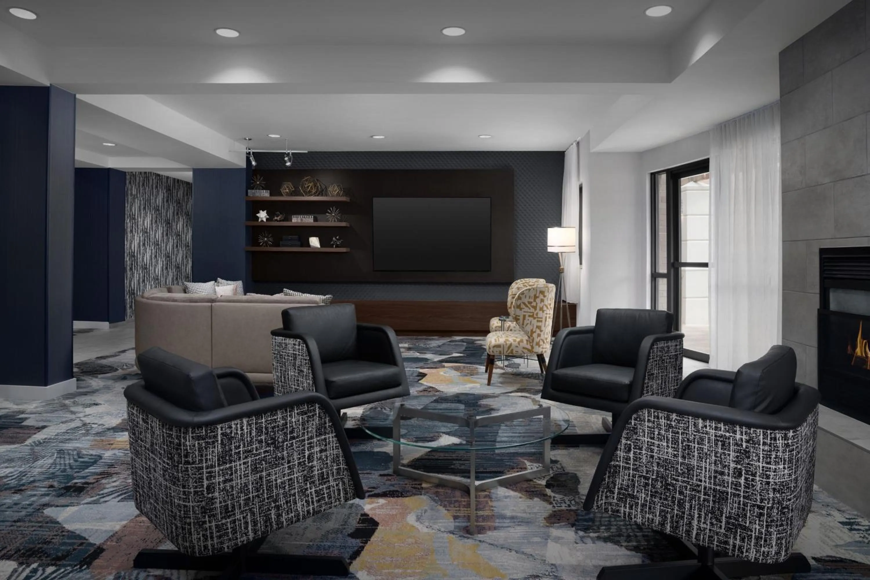 Lobby or reception in Courtyard Dallas Addison Quorum Drive