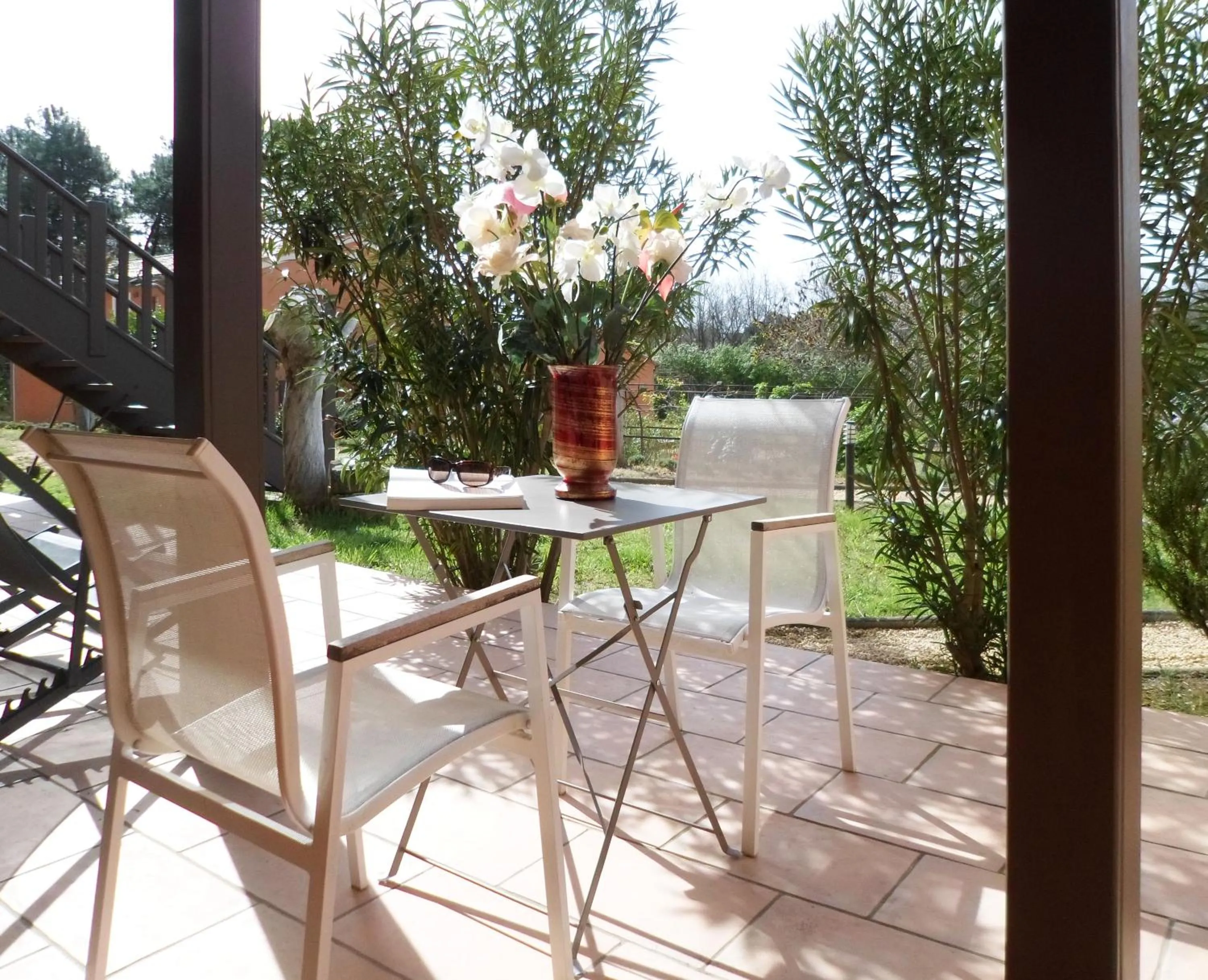 Balcony/Terrace in Hotel Les Ambres