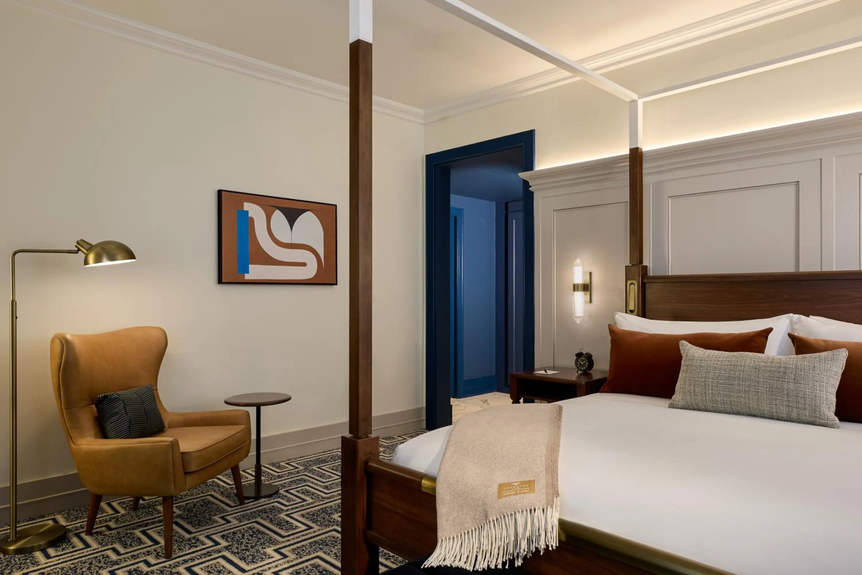 Bedroom, Bed in Dearborn Inn, Autograph Collection