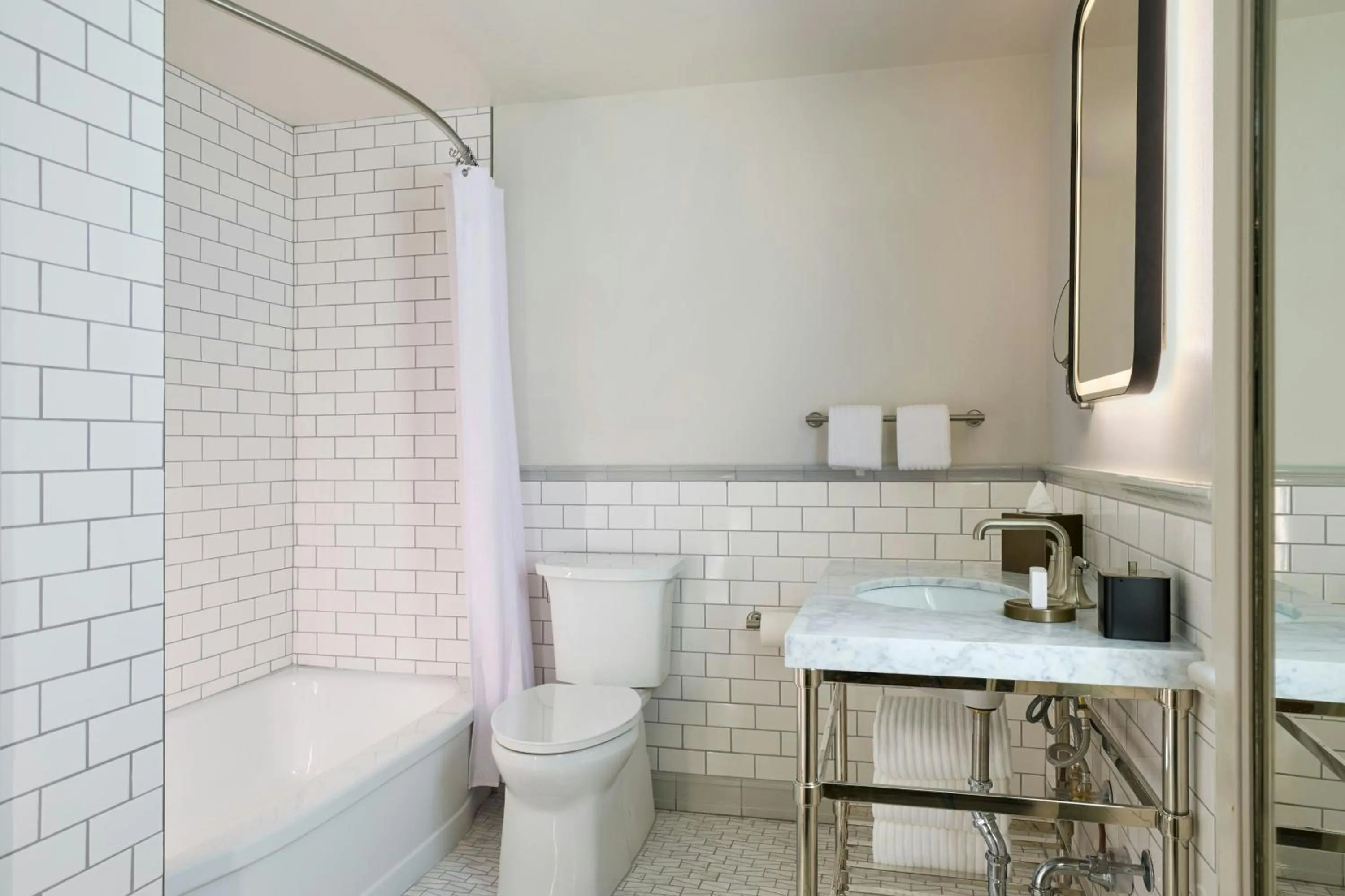 Bathroom in Dearborn Inn, Autograph Collection