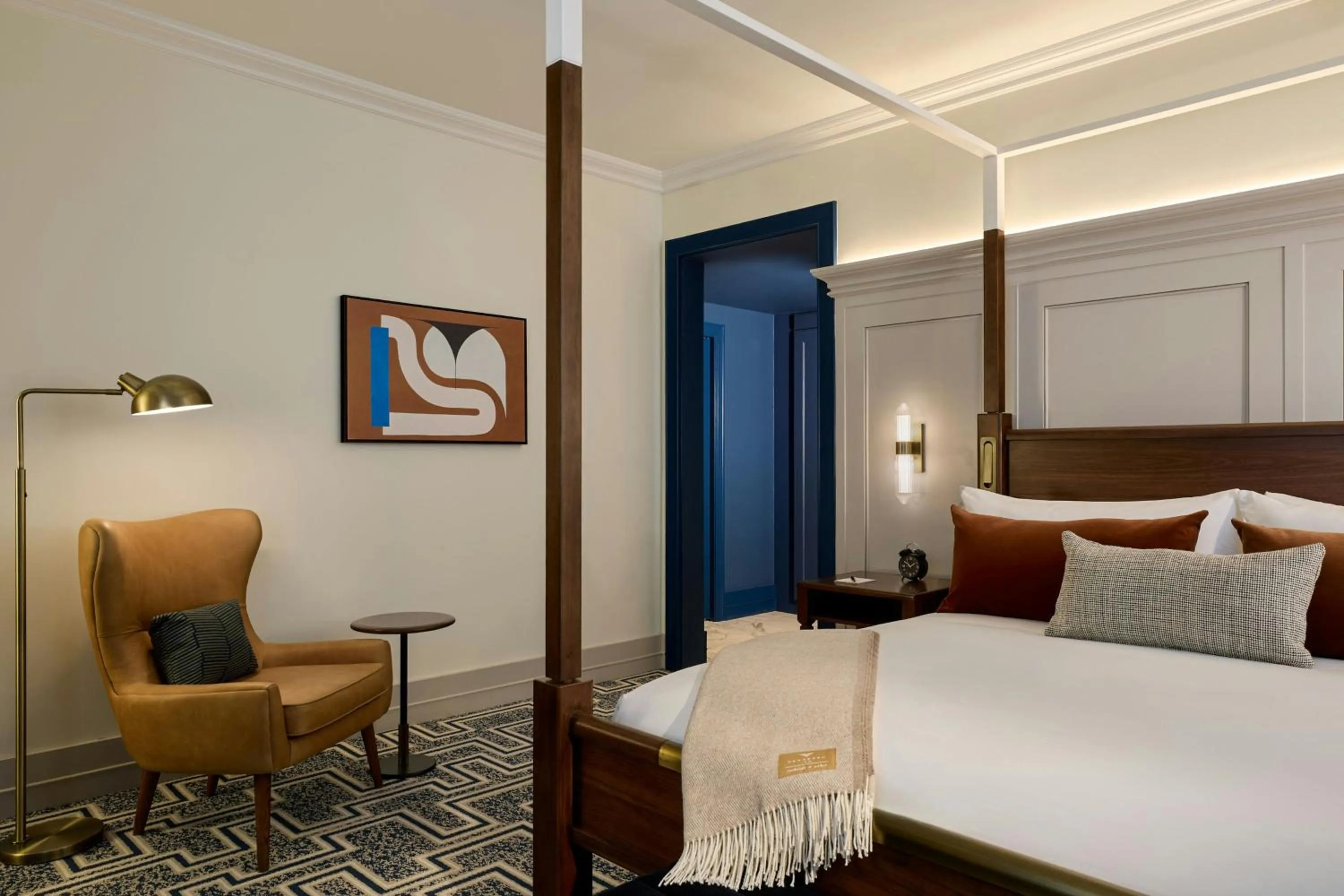 Bedroom, Bed in Dearborn Inn, Autograph Collection