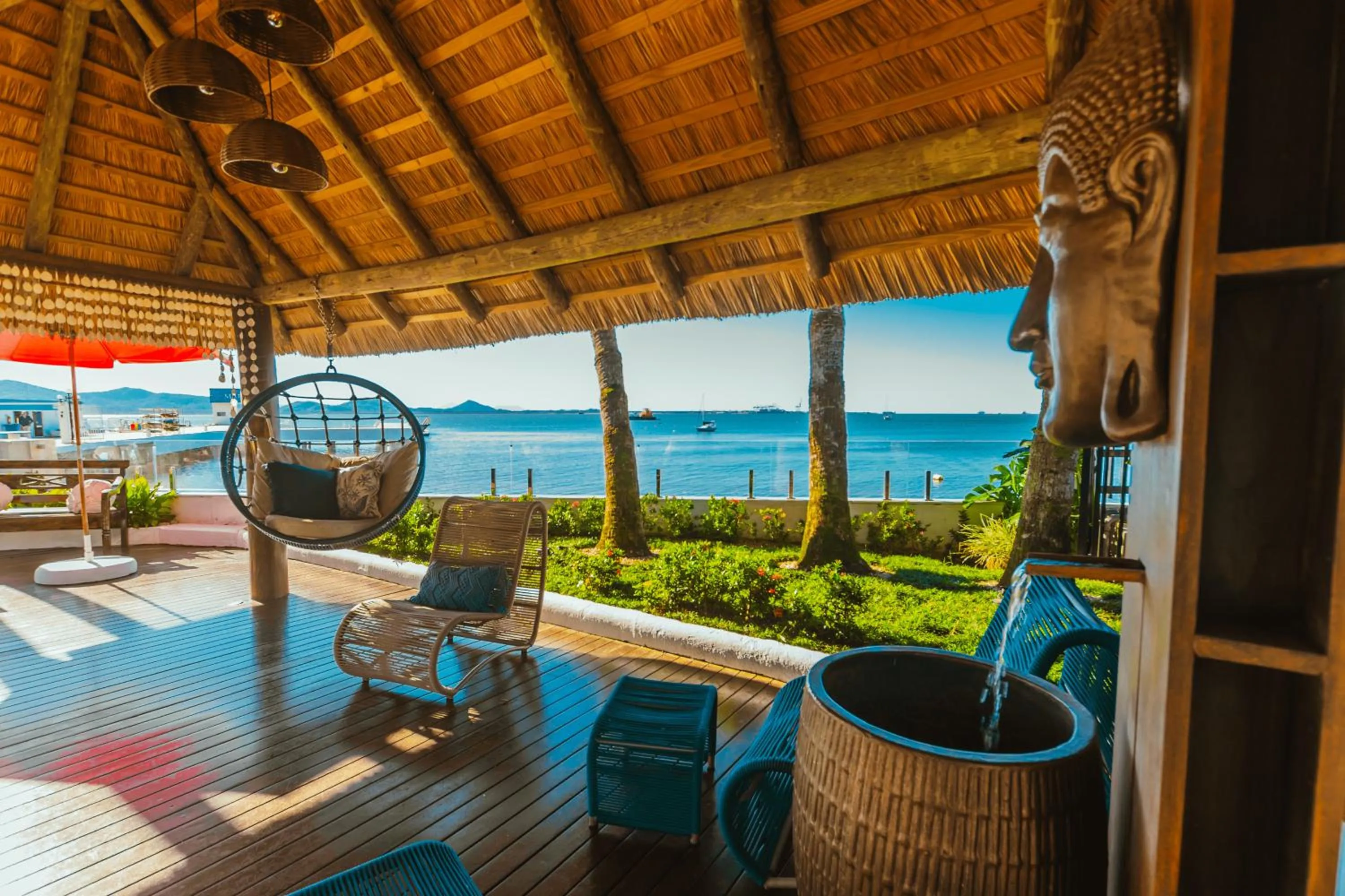 Seating area in Hotel Villareal São Francisco do Sul