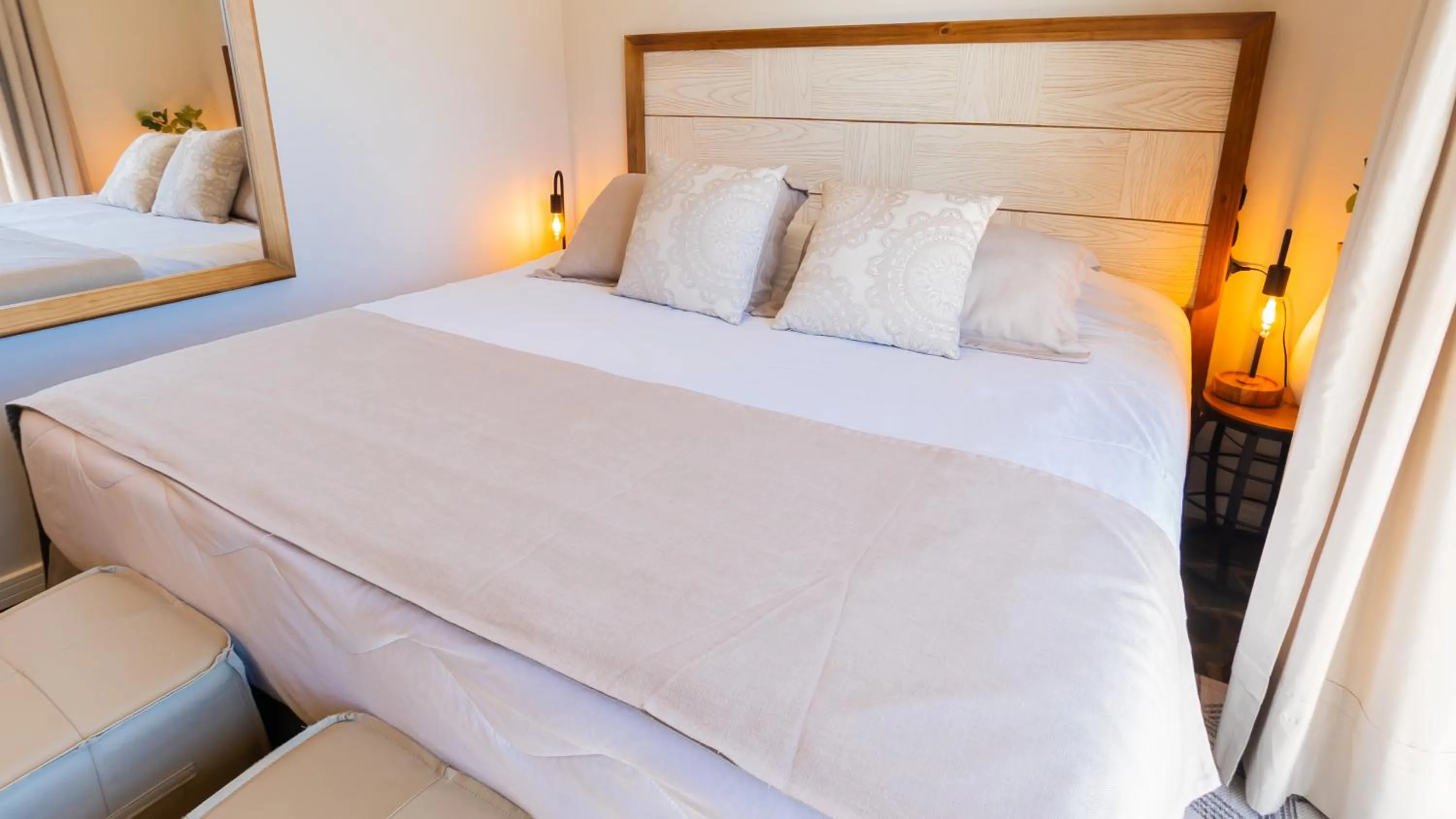 Bed in Hotel Villareal São Francisco do Sul