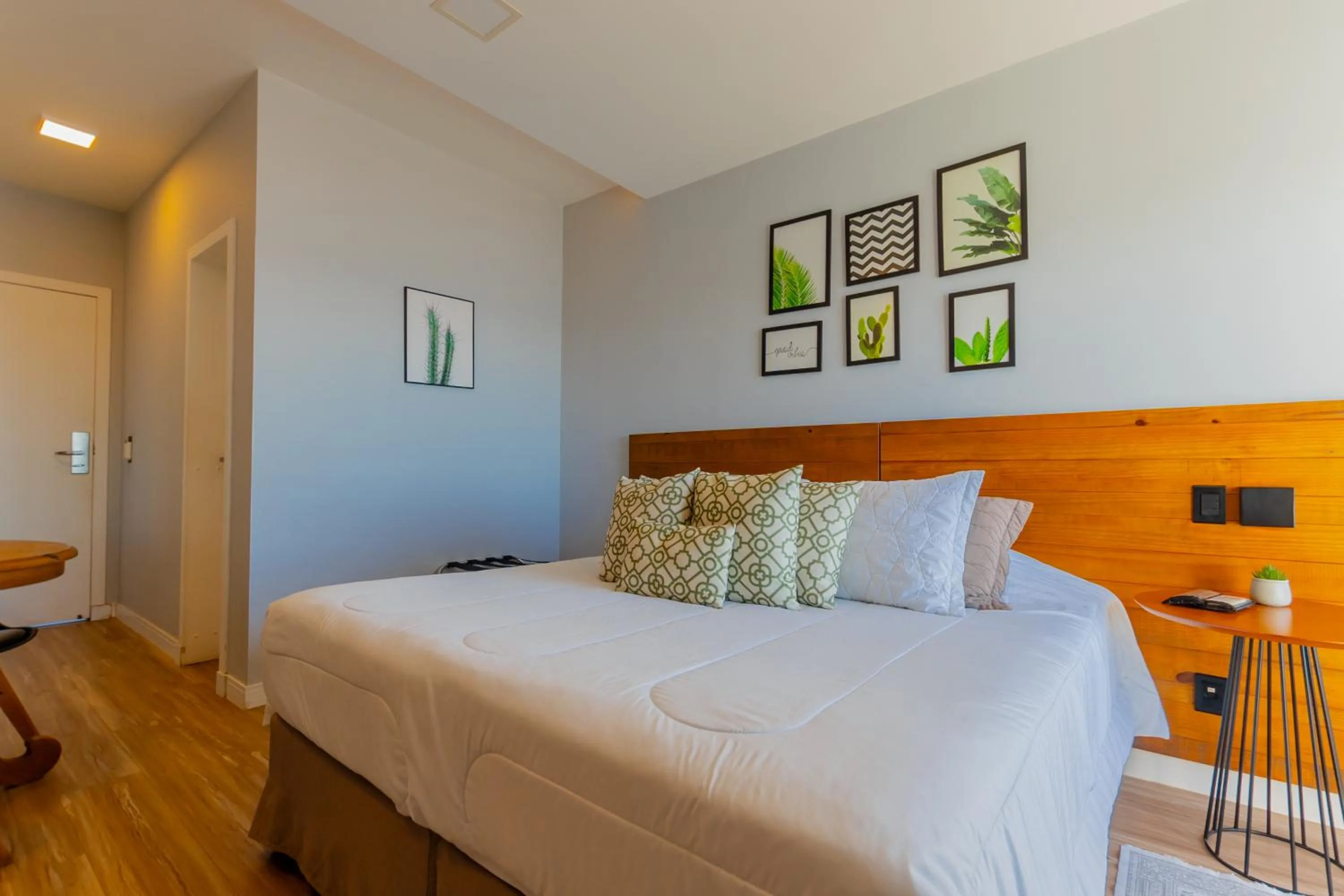 Bed in Hotel Villareal São Francisco do Sul