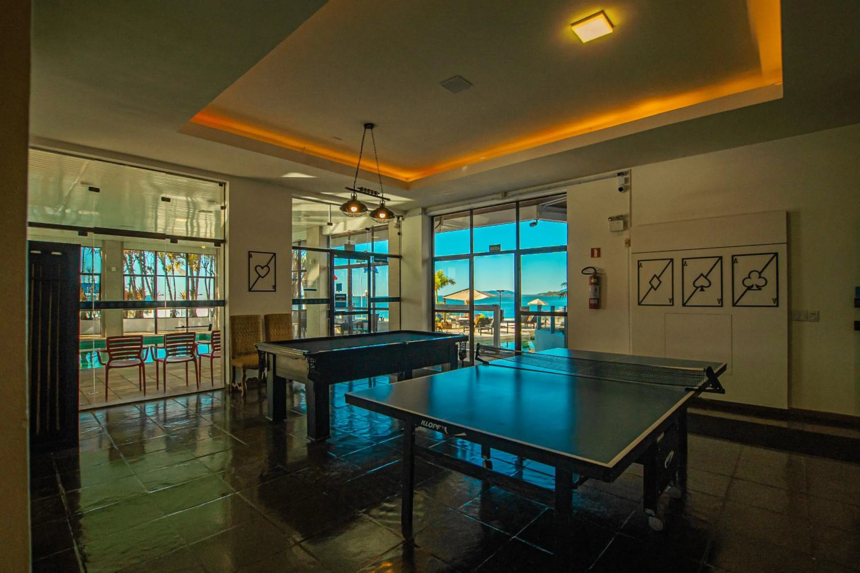 Game Room in Hotel Villareal São Francisco do Sul