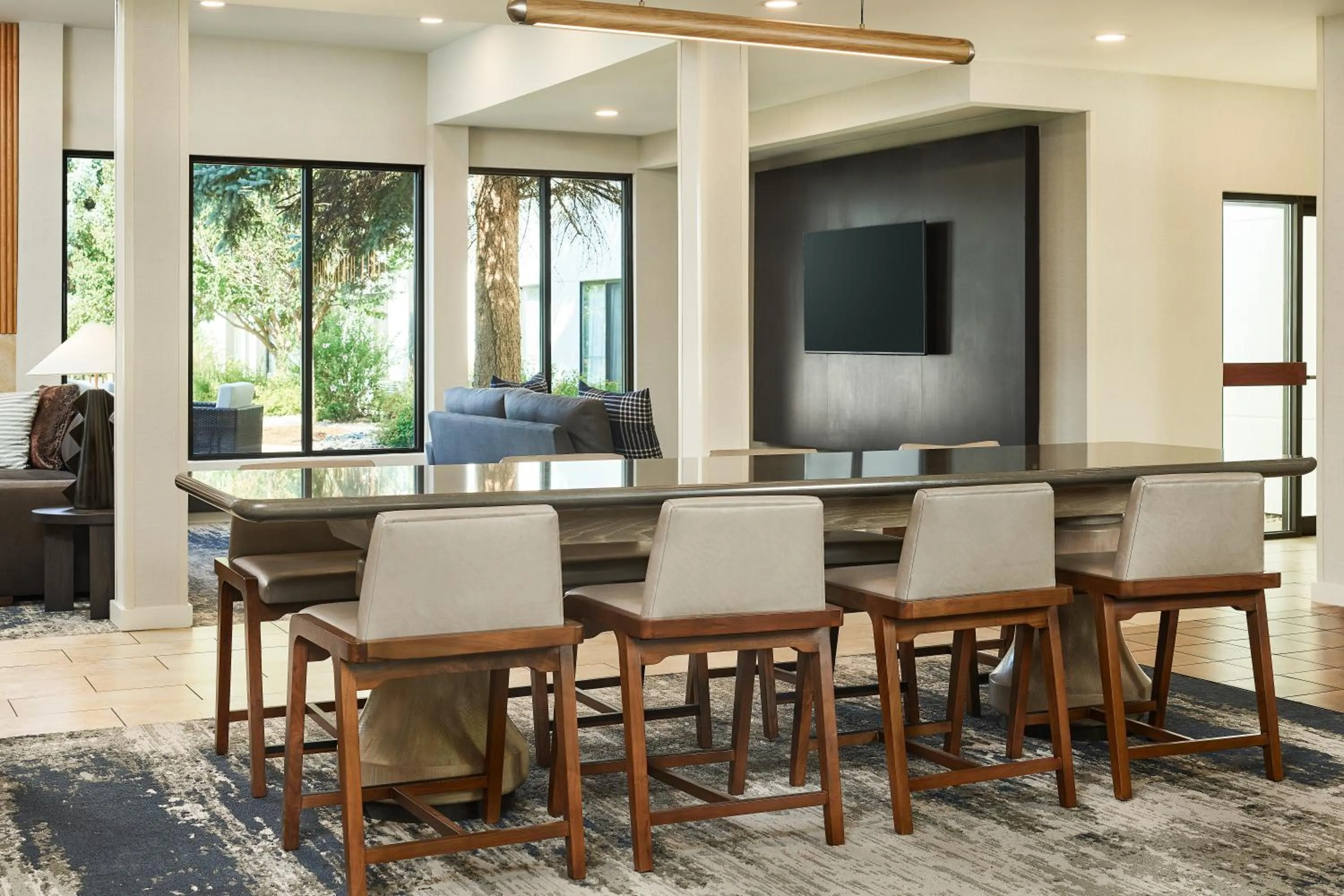 Seating area in Courtyard by Marriott Fort Collins