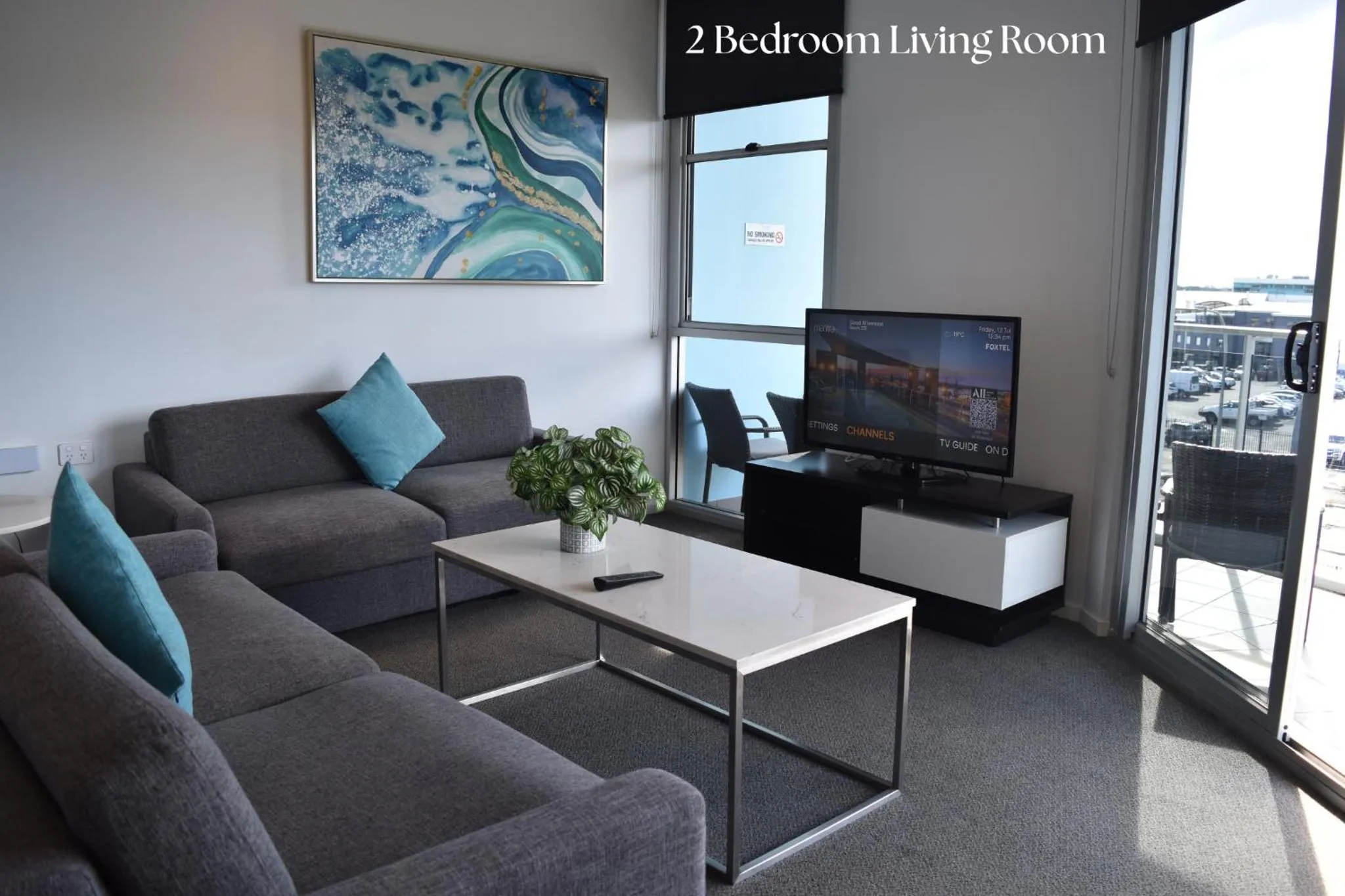Living room in Mantra Quayside Port Macquarie
