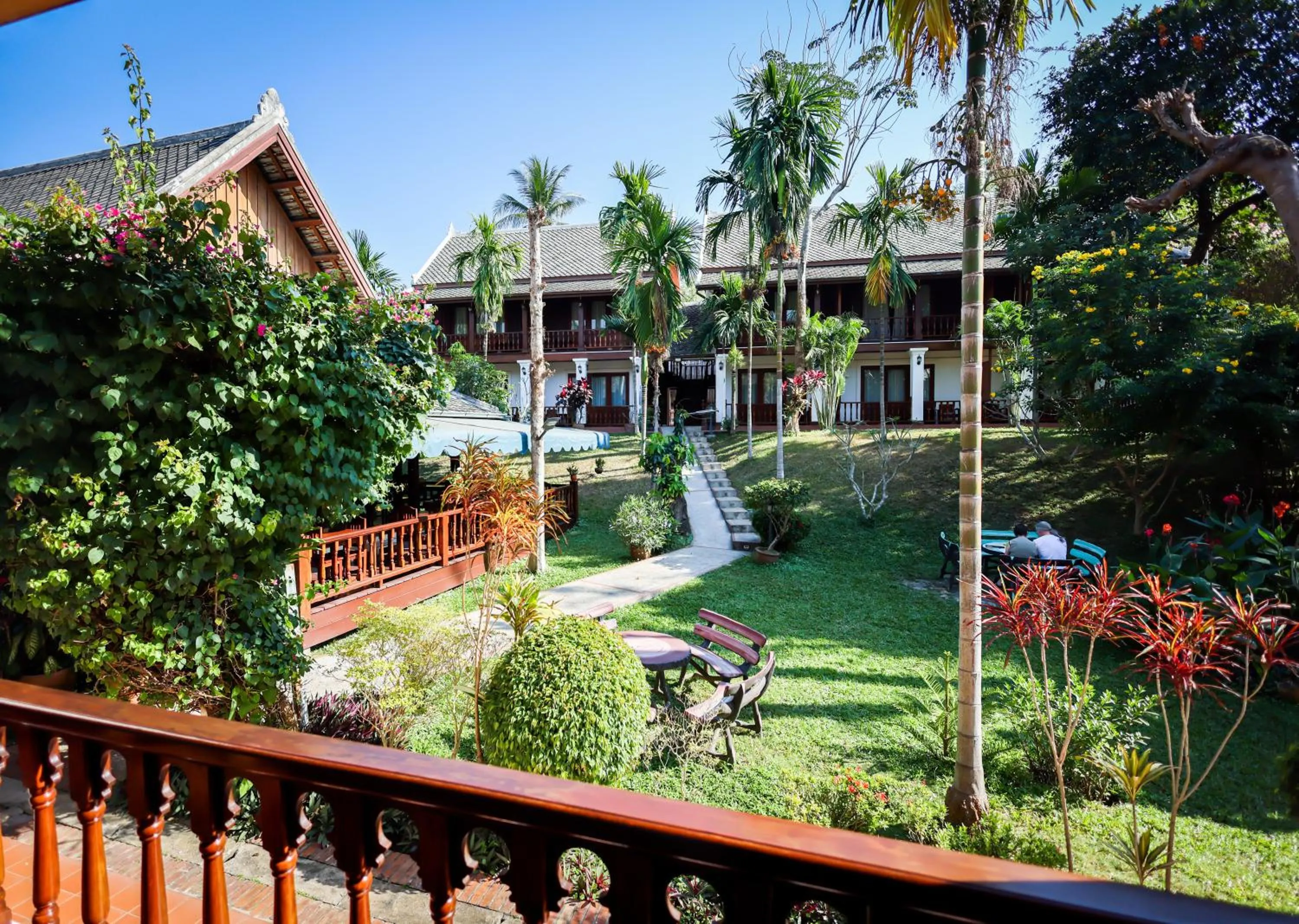 Garden view in Villa Chitdara