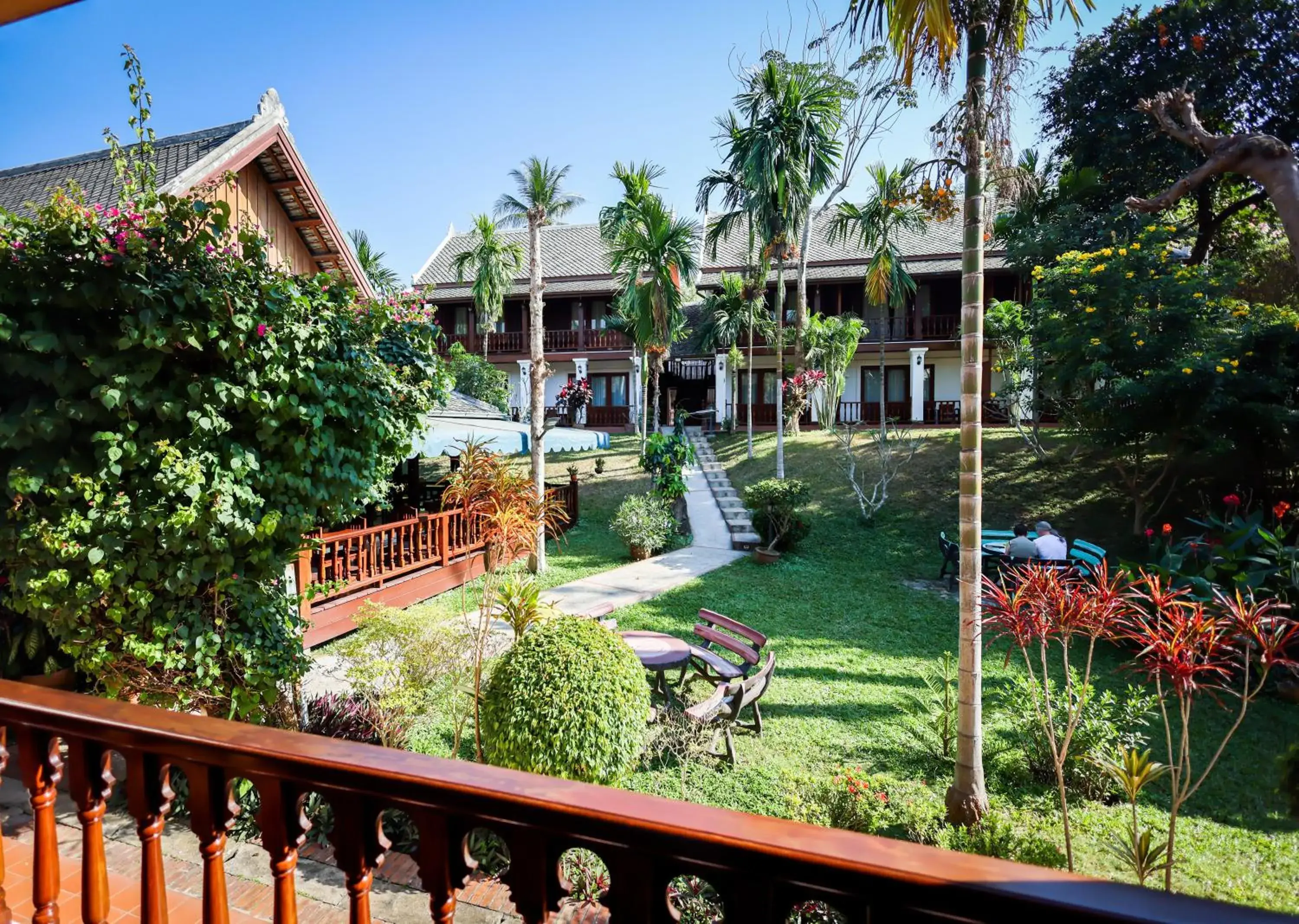 Garden view in Villa Chitdara Garden view in Villa Chitdara