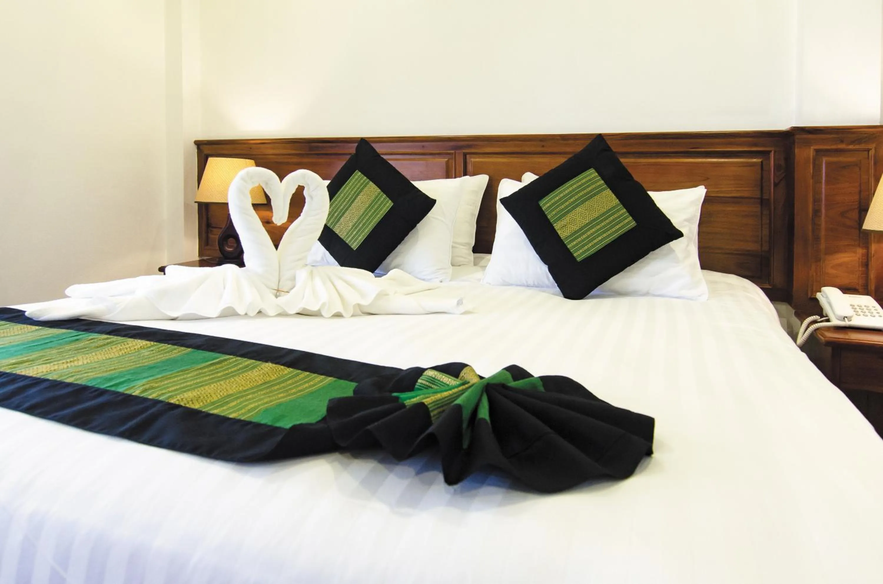 Decorative detail, Bed in Villa Chitdara