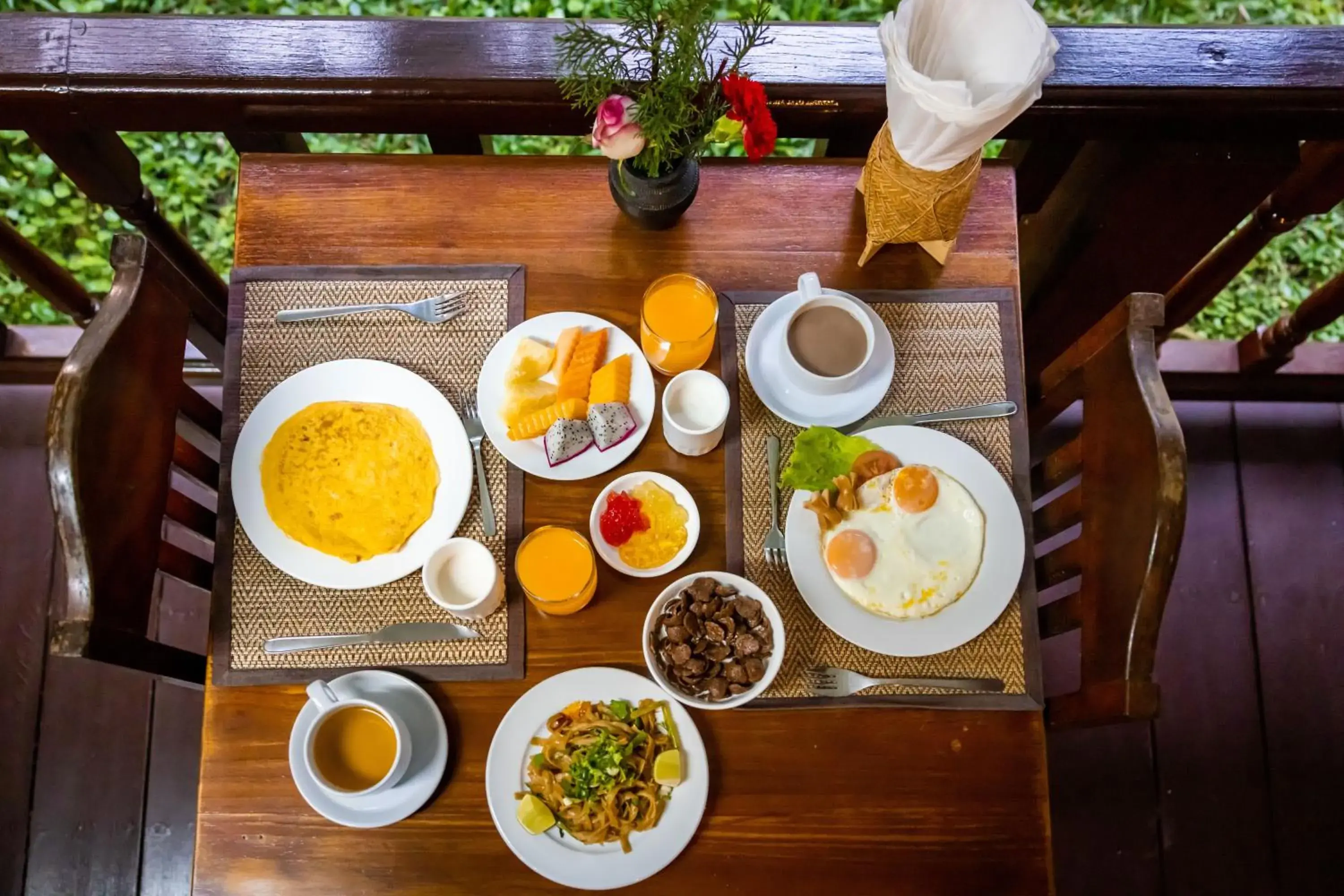 Breakfast in Villa Chitdara Breakfast in Villa Chitdara