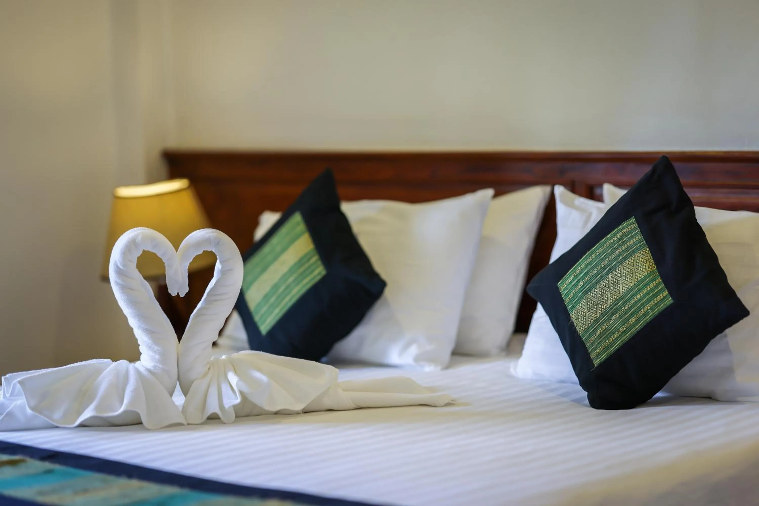 Decorative detail, Bed in Villa Chitdara