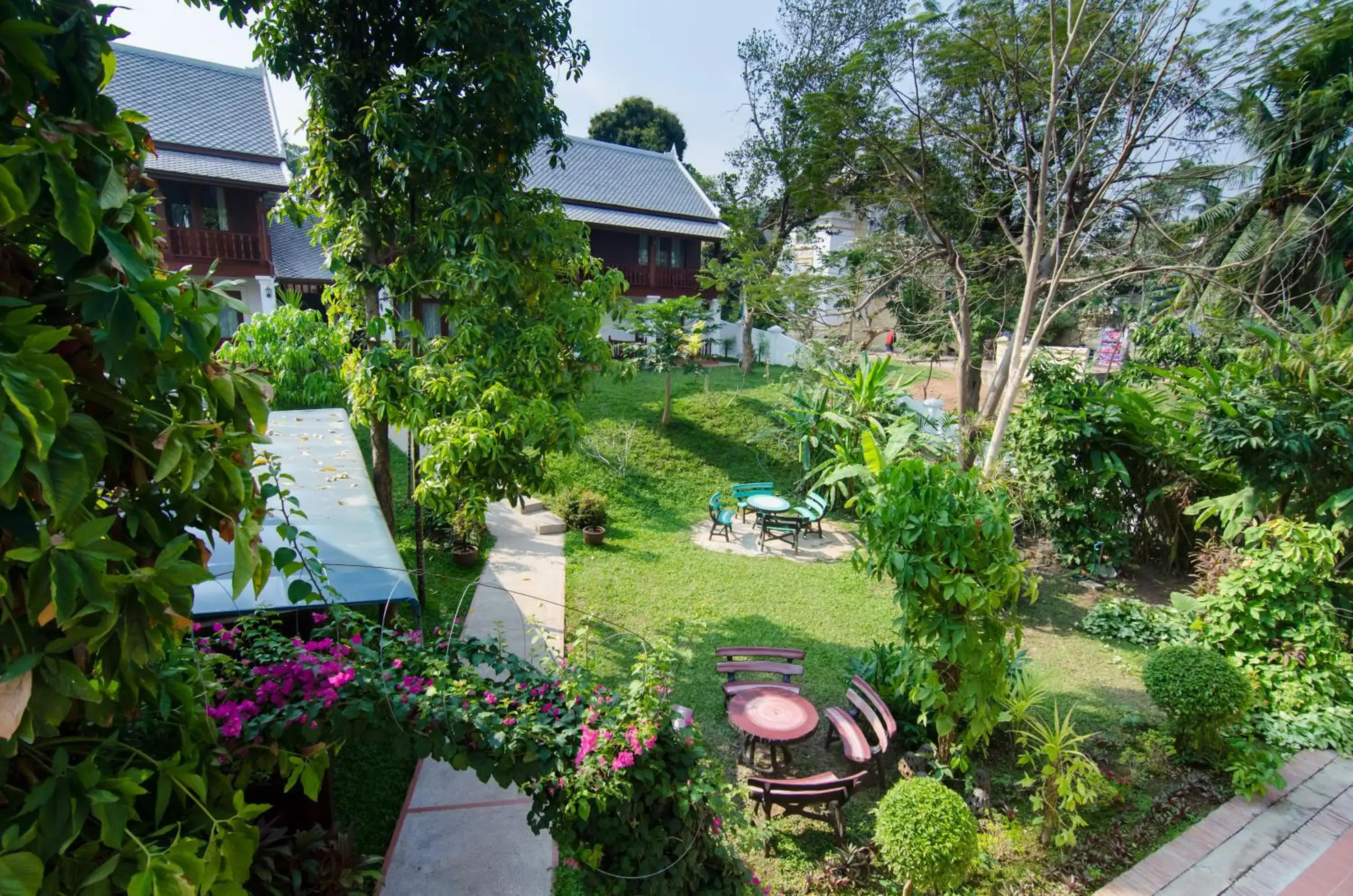 Garden view in Villa Chitdara Garden view in Villa Chitdara