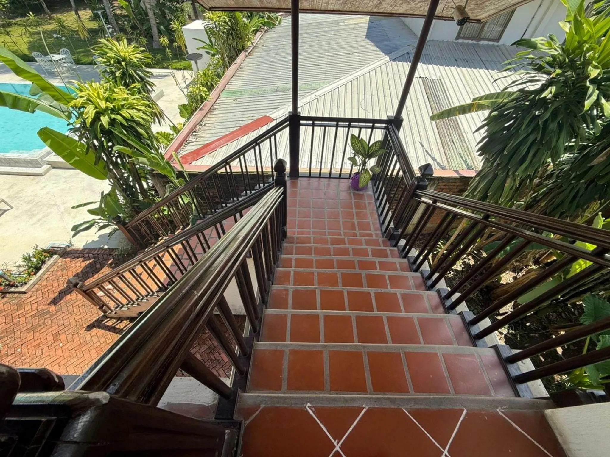 Balcony/Terrace in Vangsavath Hotel