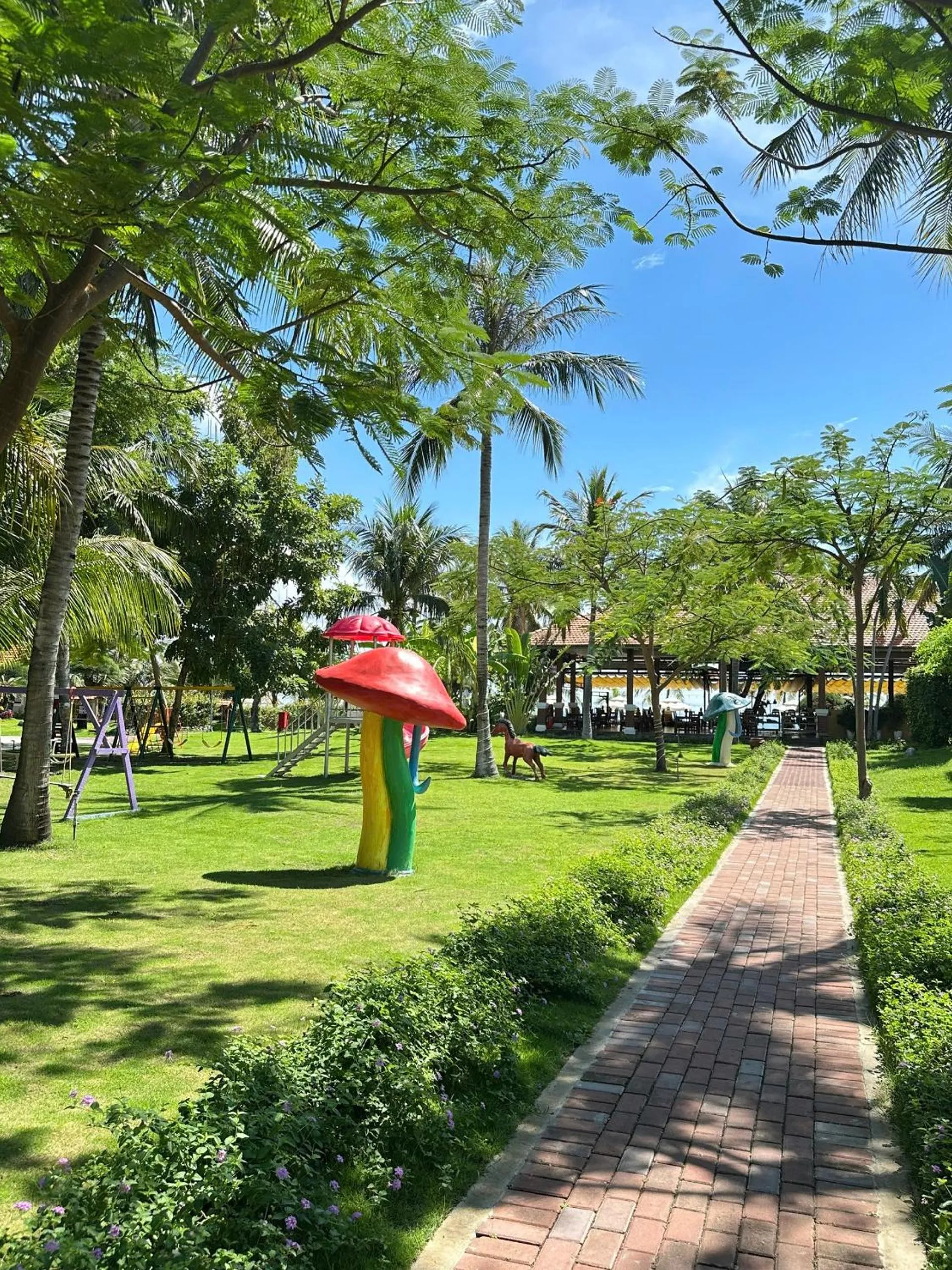 Garden in TTC Resort Ninh Thuan - Unlimited Access to Water Park