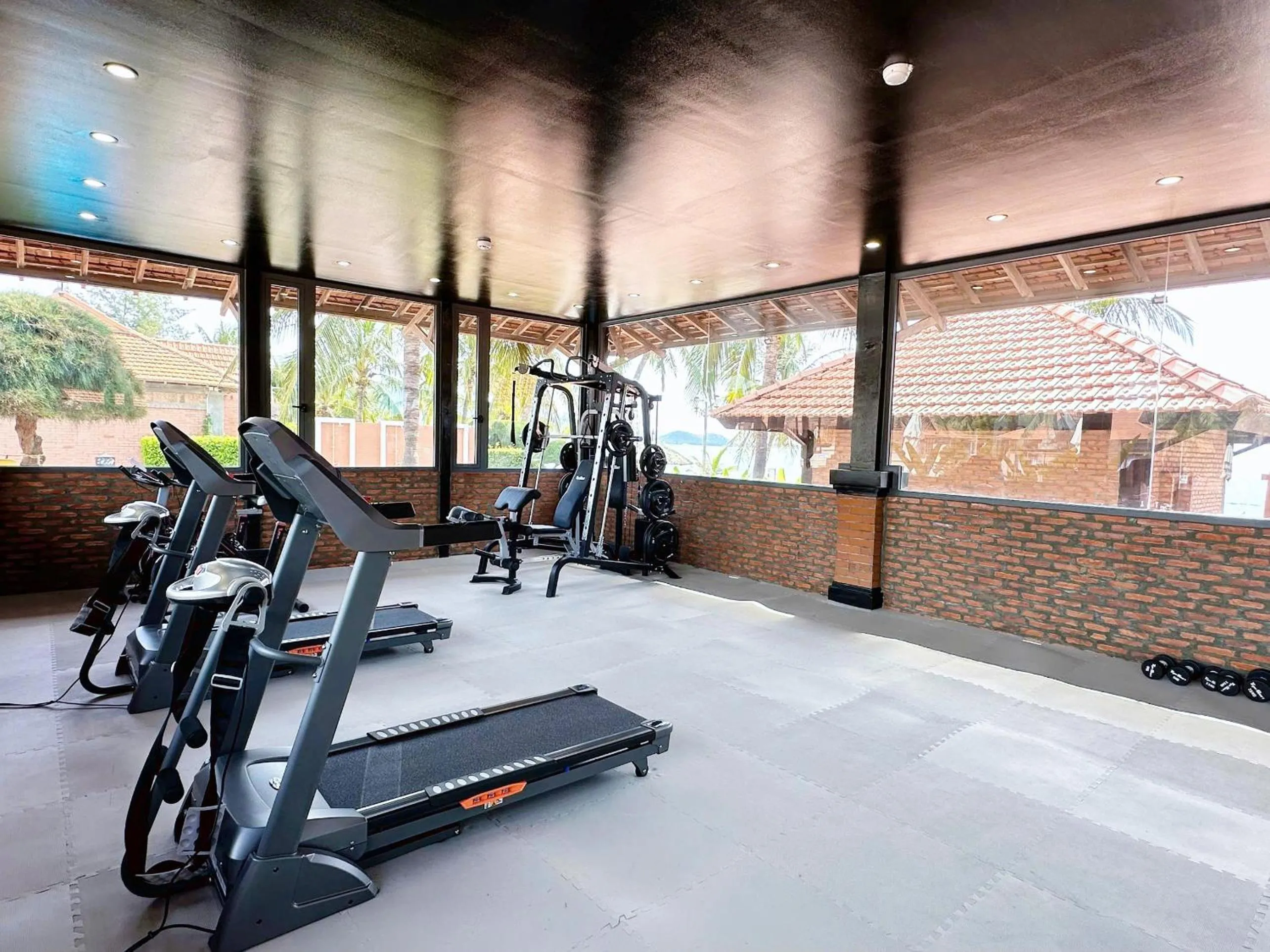 Fitness centre/facilities in TTC Resort Ninh Thuan - Unlimited Access to Water Park