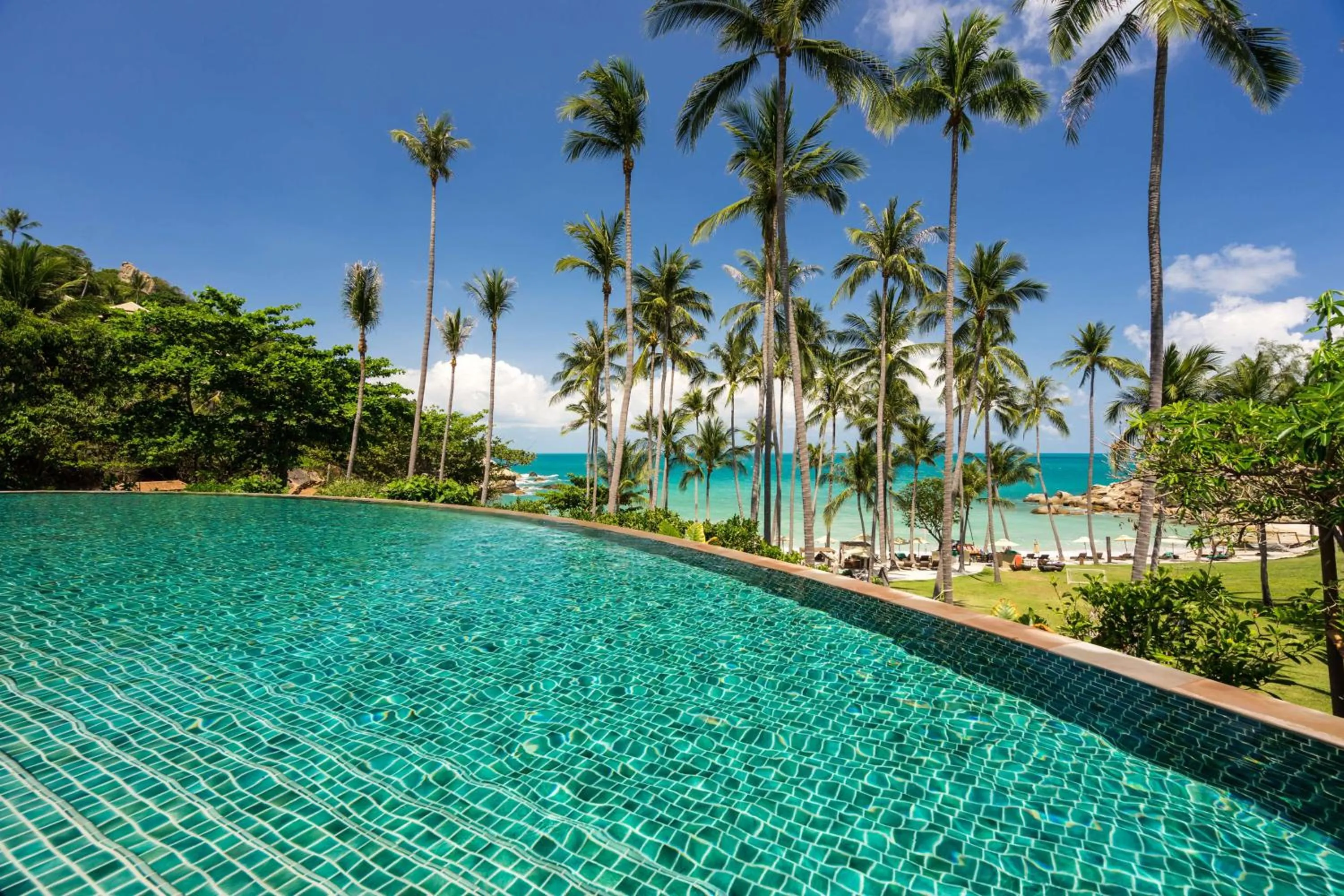 Pool view in Banyan Tree Samui