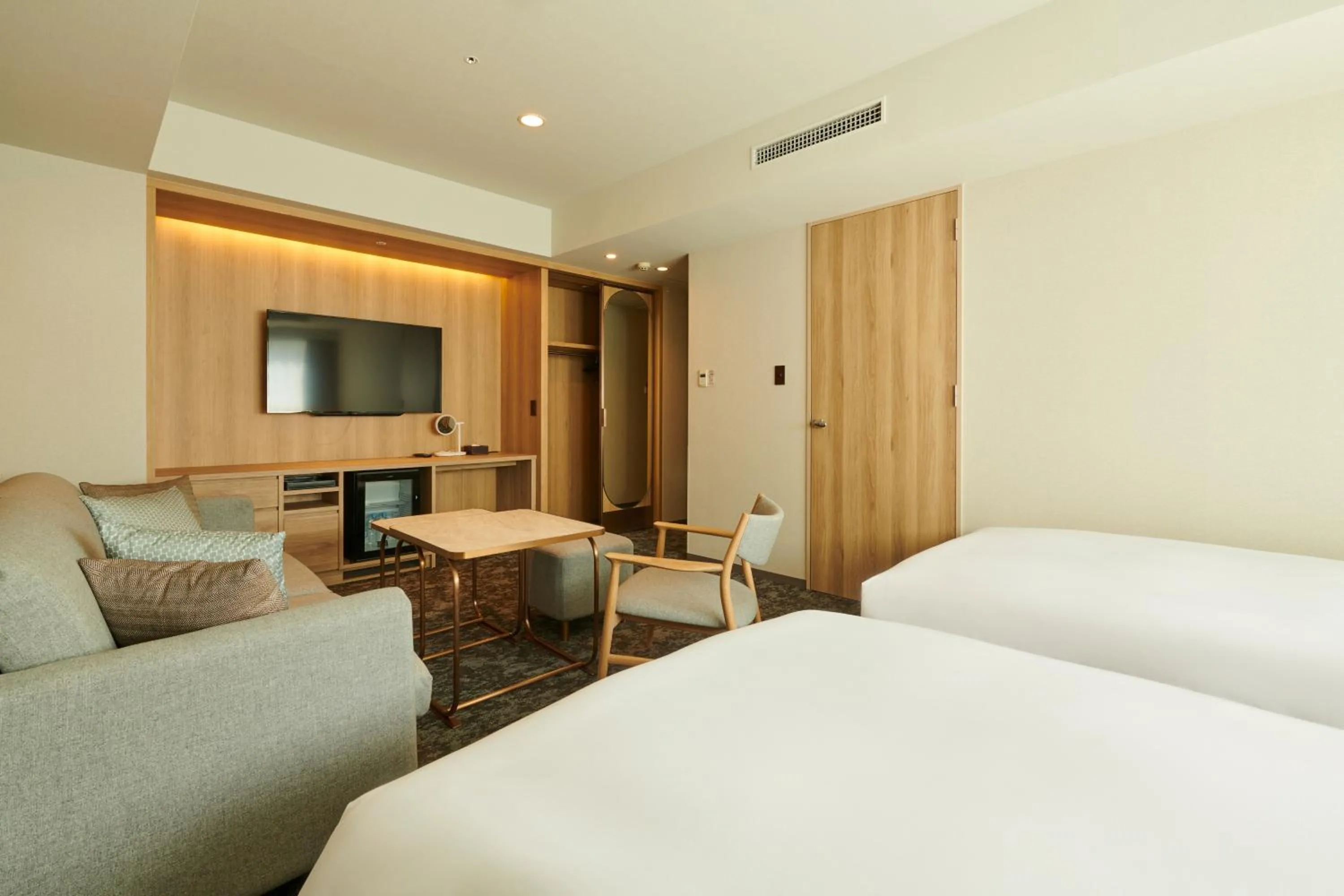 Photo of the whole room, Bed in Cross Hotel Sapporo