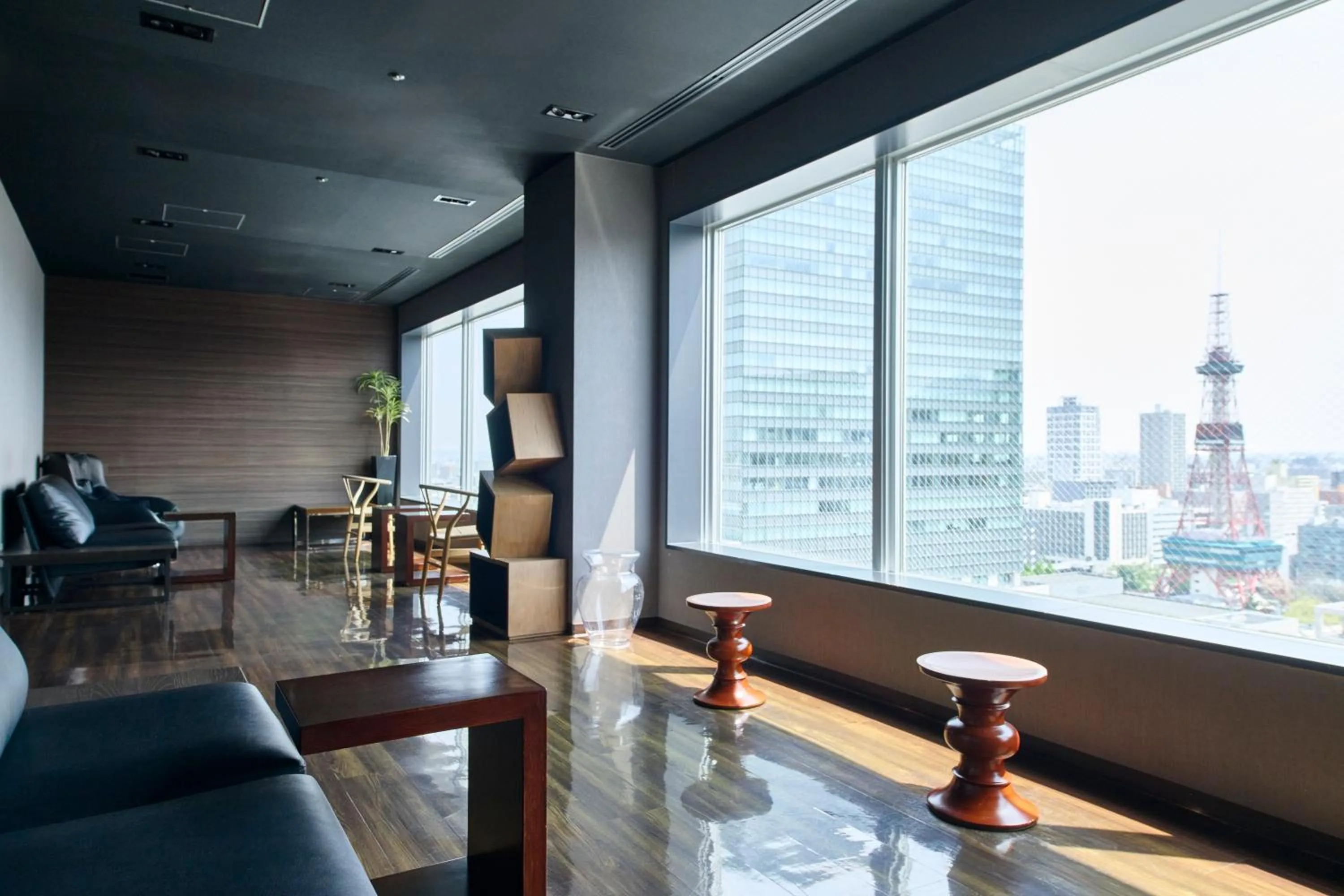 Communal lounge/ TV room in Cross Hotel Sapporo