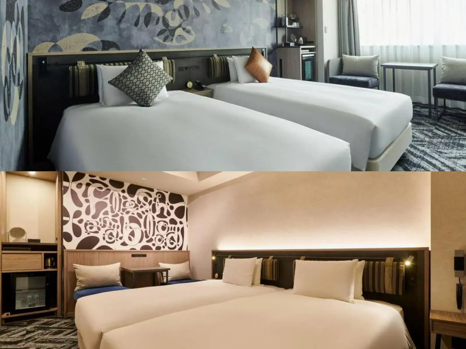 Bed in Cross Hotel Sapporo Bed in Cross Hotel Sapporo