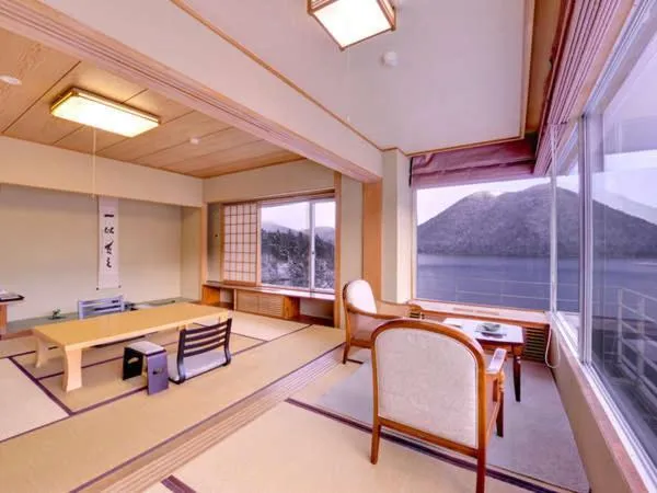 Living room in Shikaribetsu Kohan Onsen Hotel Fusui