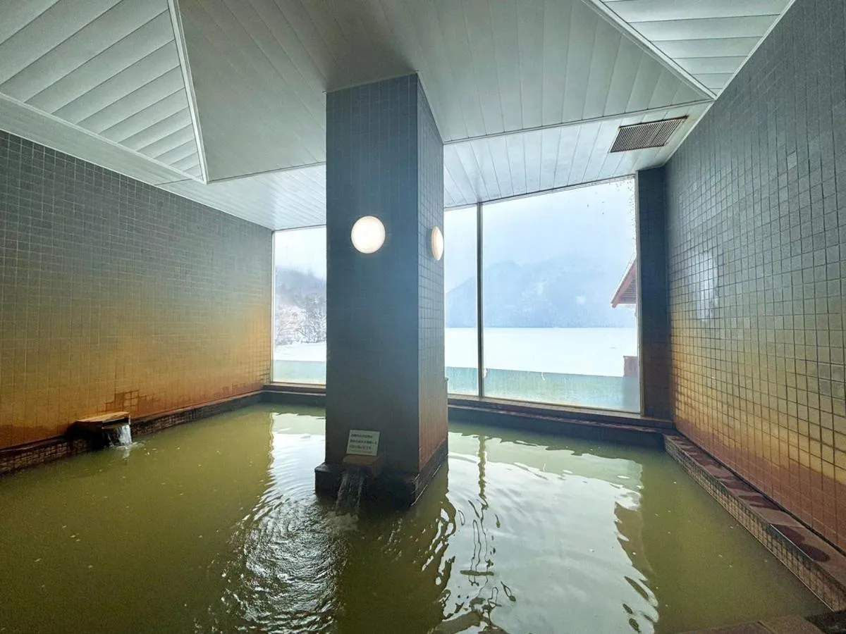 Hot Spring Bath in Shikaribetsu Kohan Onsen Hotel Fusui