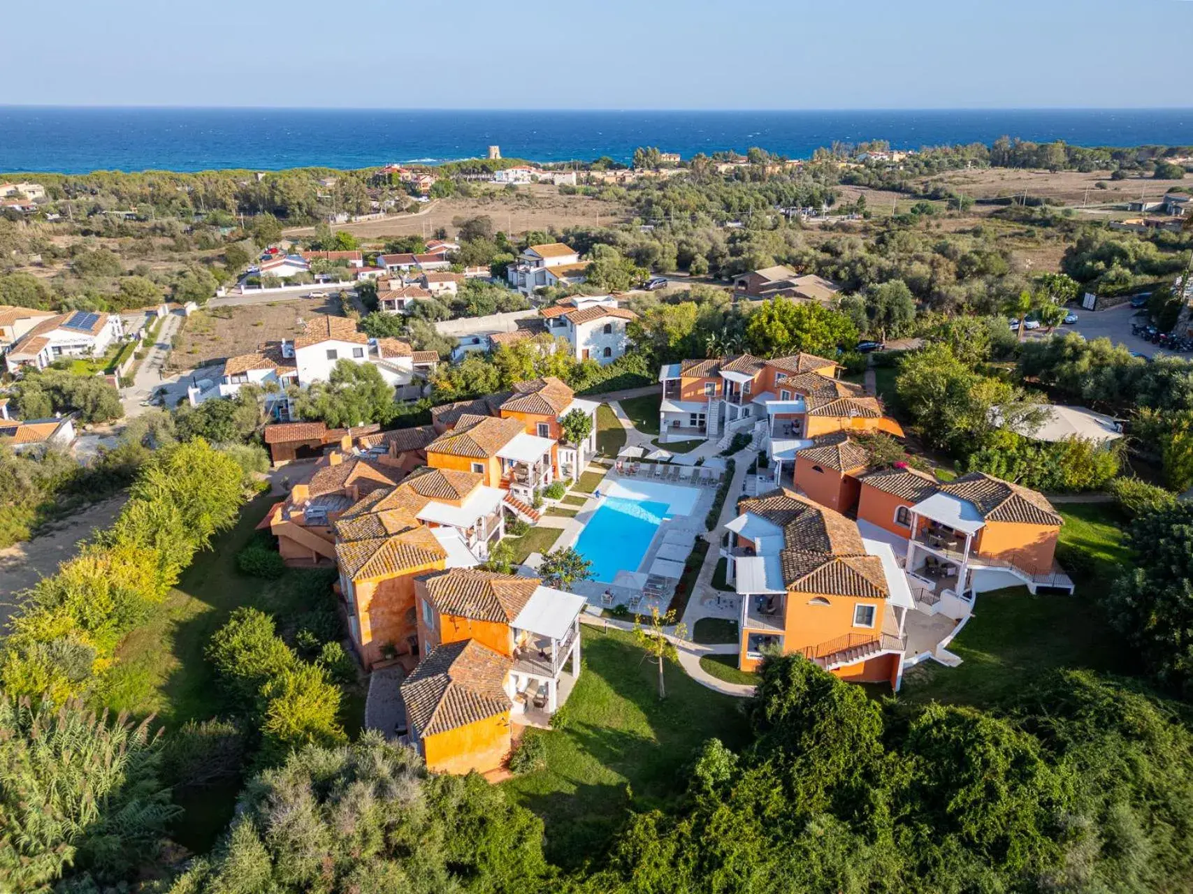 Bird's eye view in Felix Hotels - Galanias Hotel & Retreat Bird's eye view in Felix Hotels - Galanias Hotel & Retreat