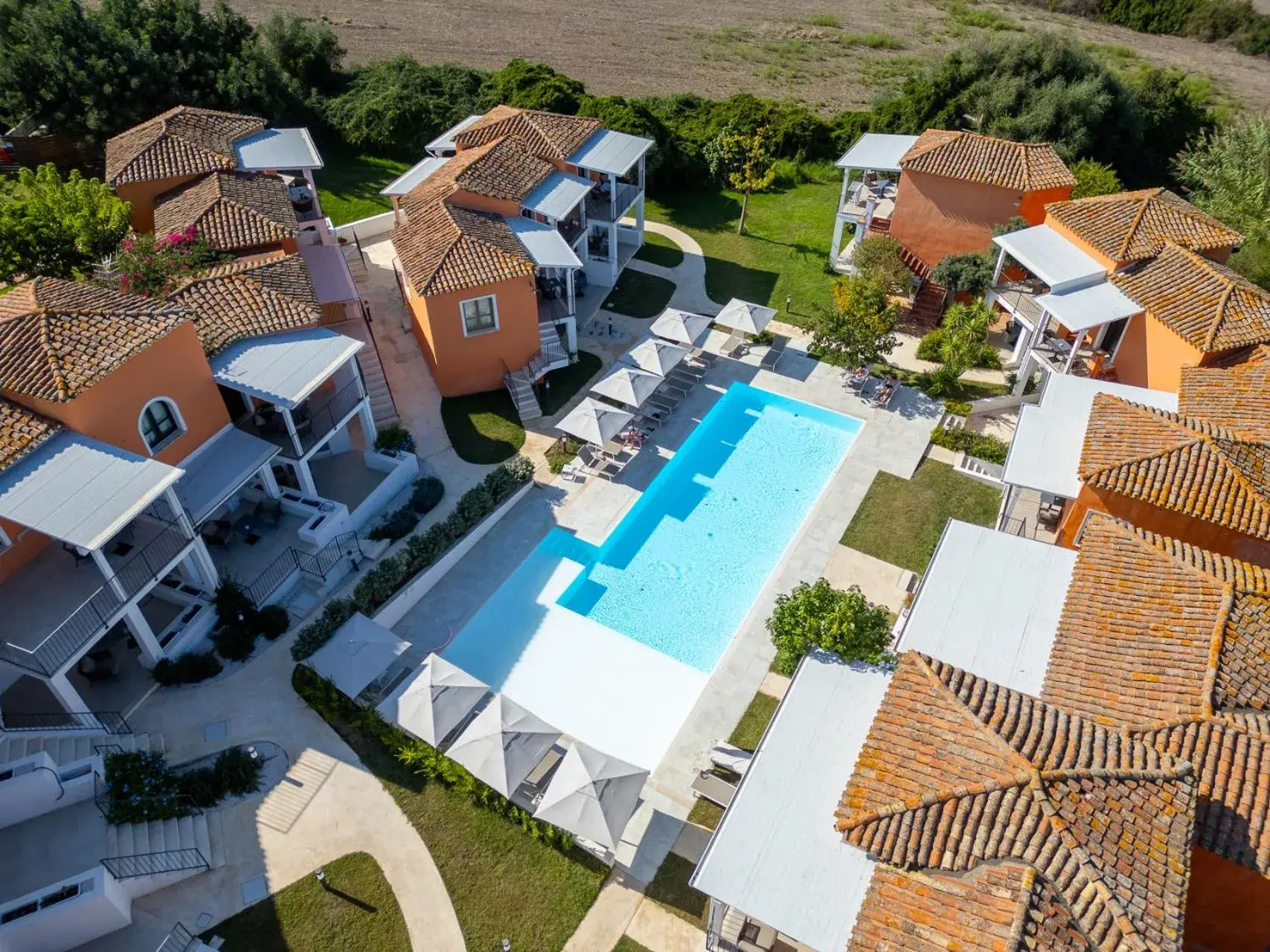 Bird's eye view in Felix Hotels - Galanias Hotel & Retreat Bird's eye view in Felix Hotels - Galanias Hotel & Retreat