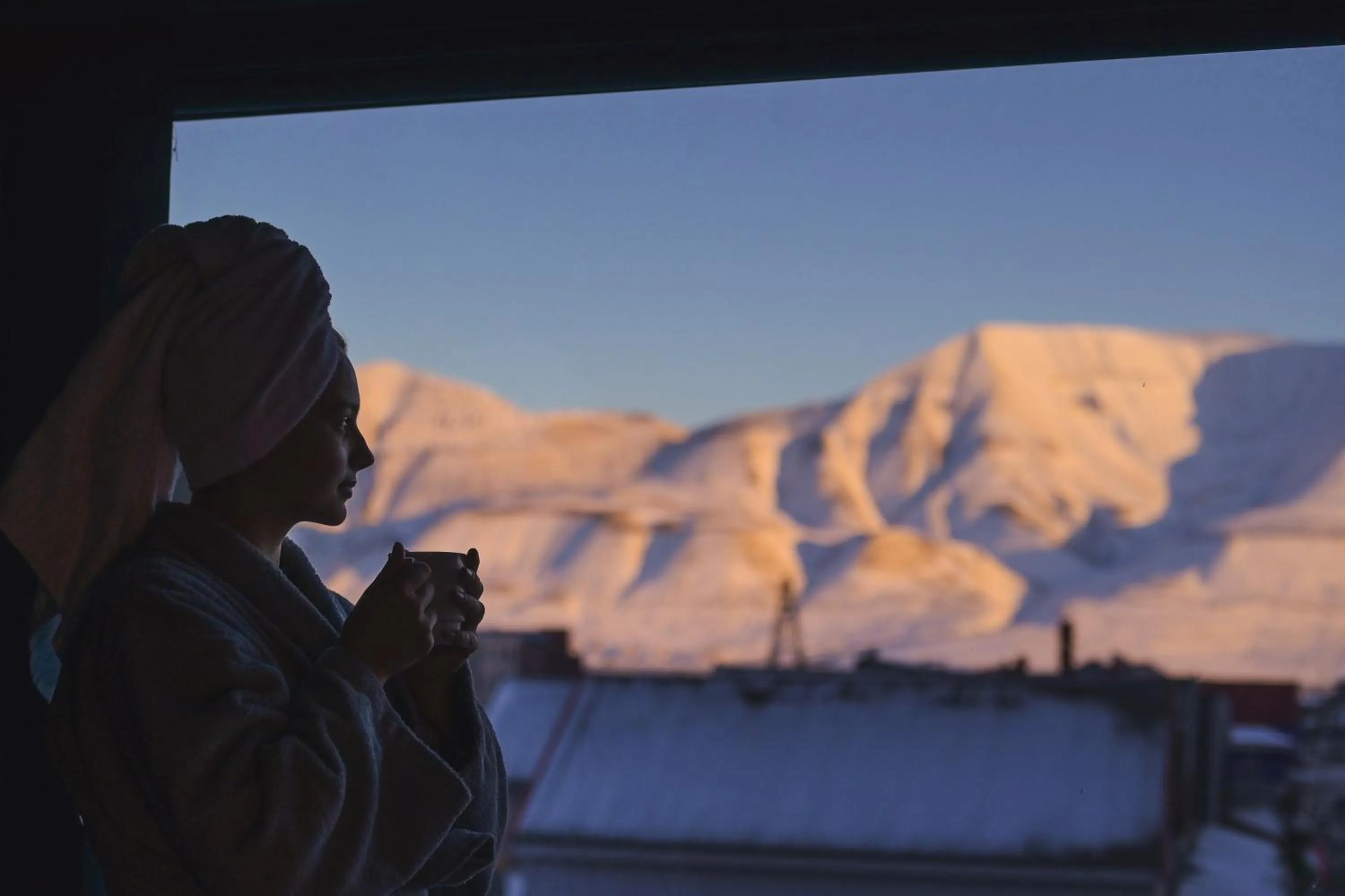 View (from property/room) in Svalbard Hotell | Polfareren