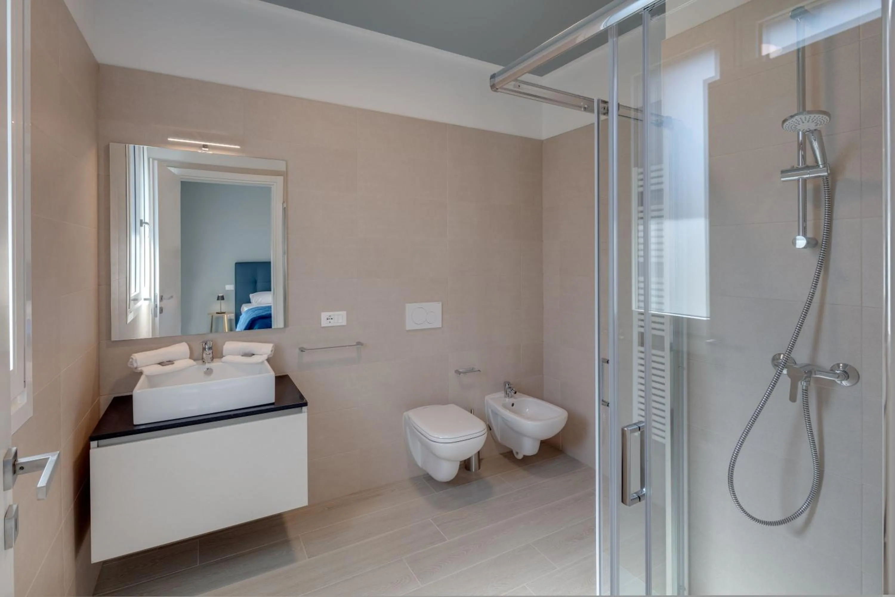 Bathroom in Oleandro Holiday Apartments