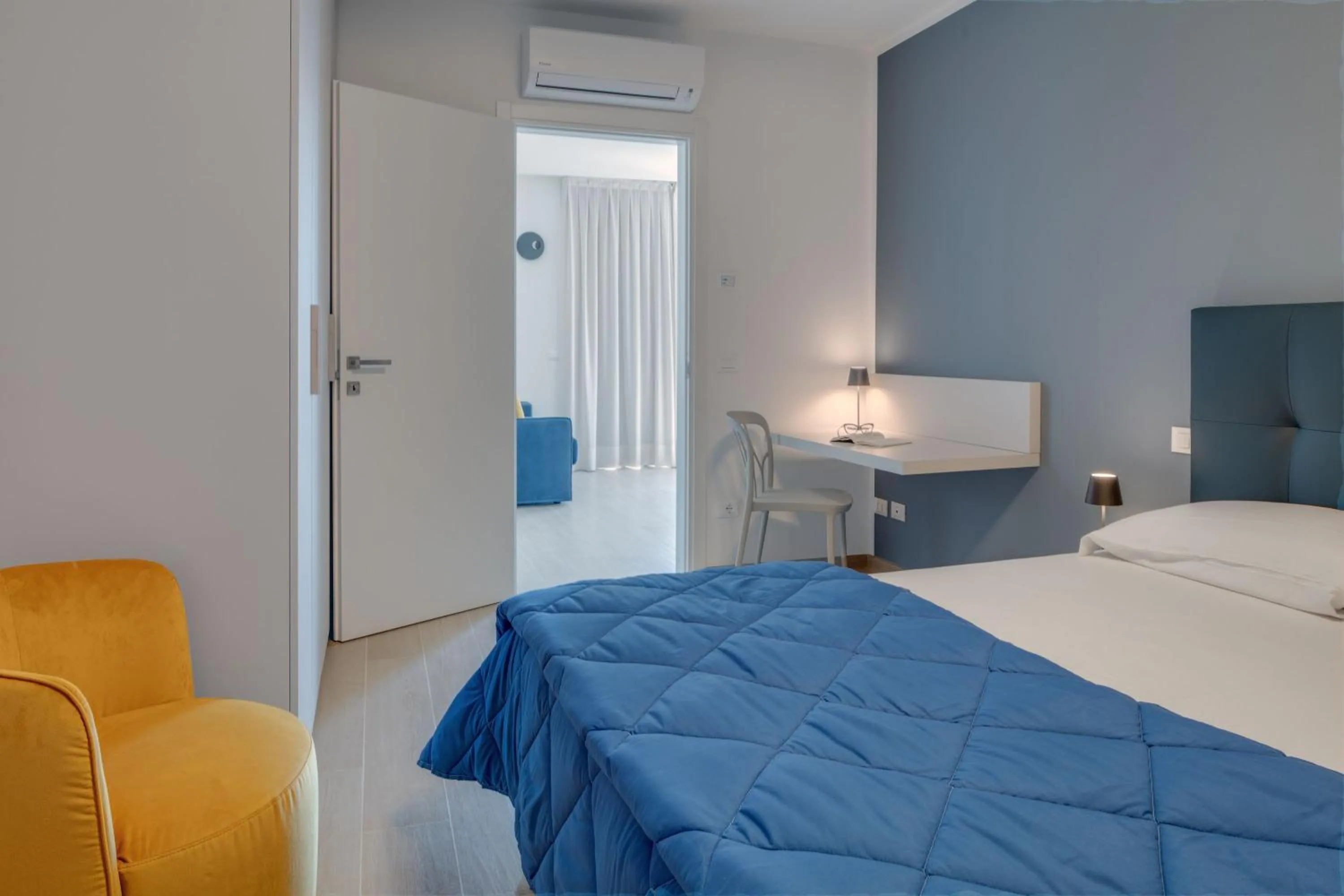 Bed in Oleandro Holiday Apartments