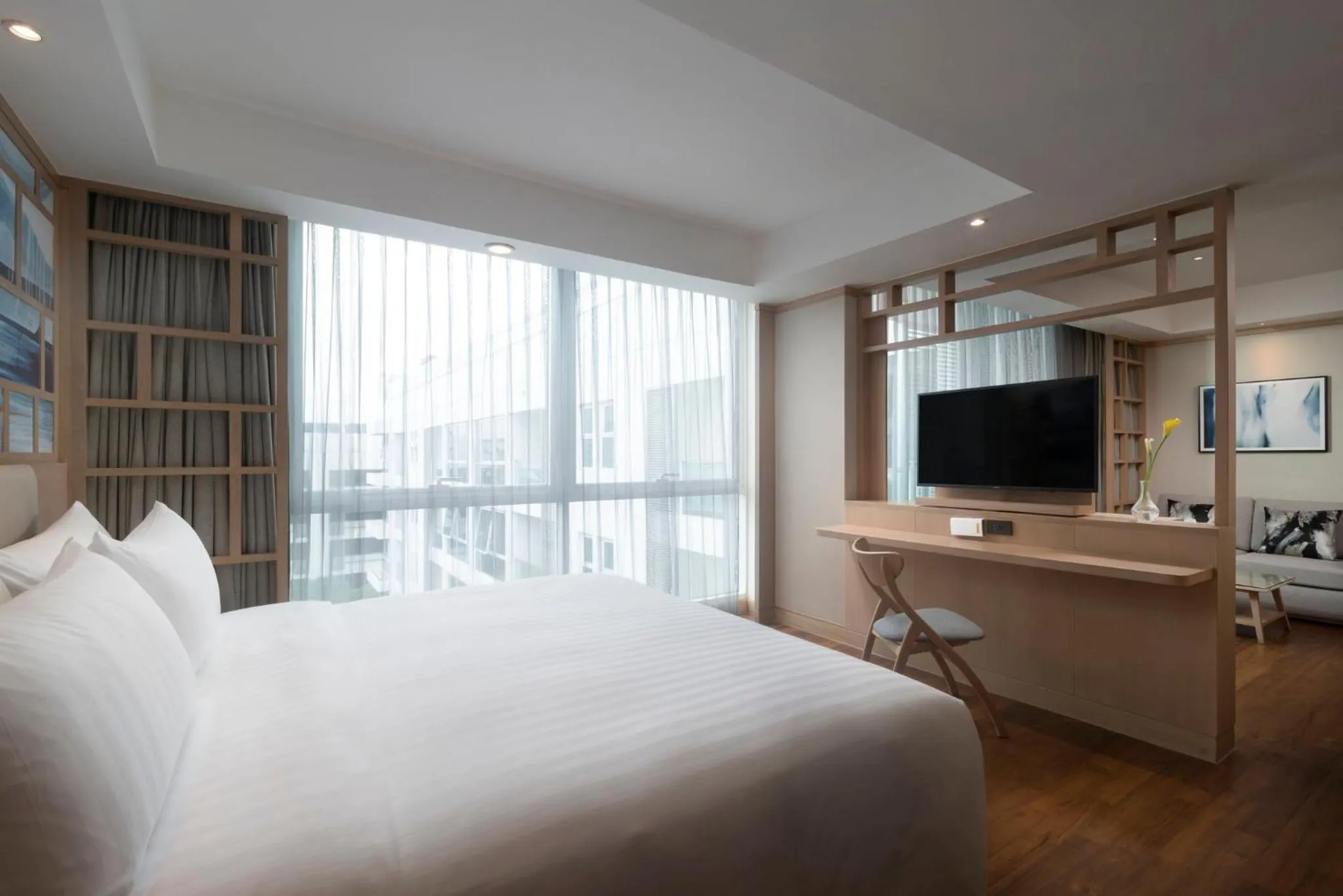 Photo of the whole room, Bed in Shama Petchburi 47 Bangkok