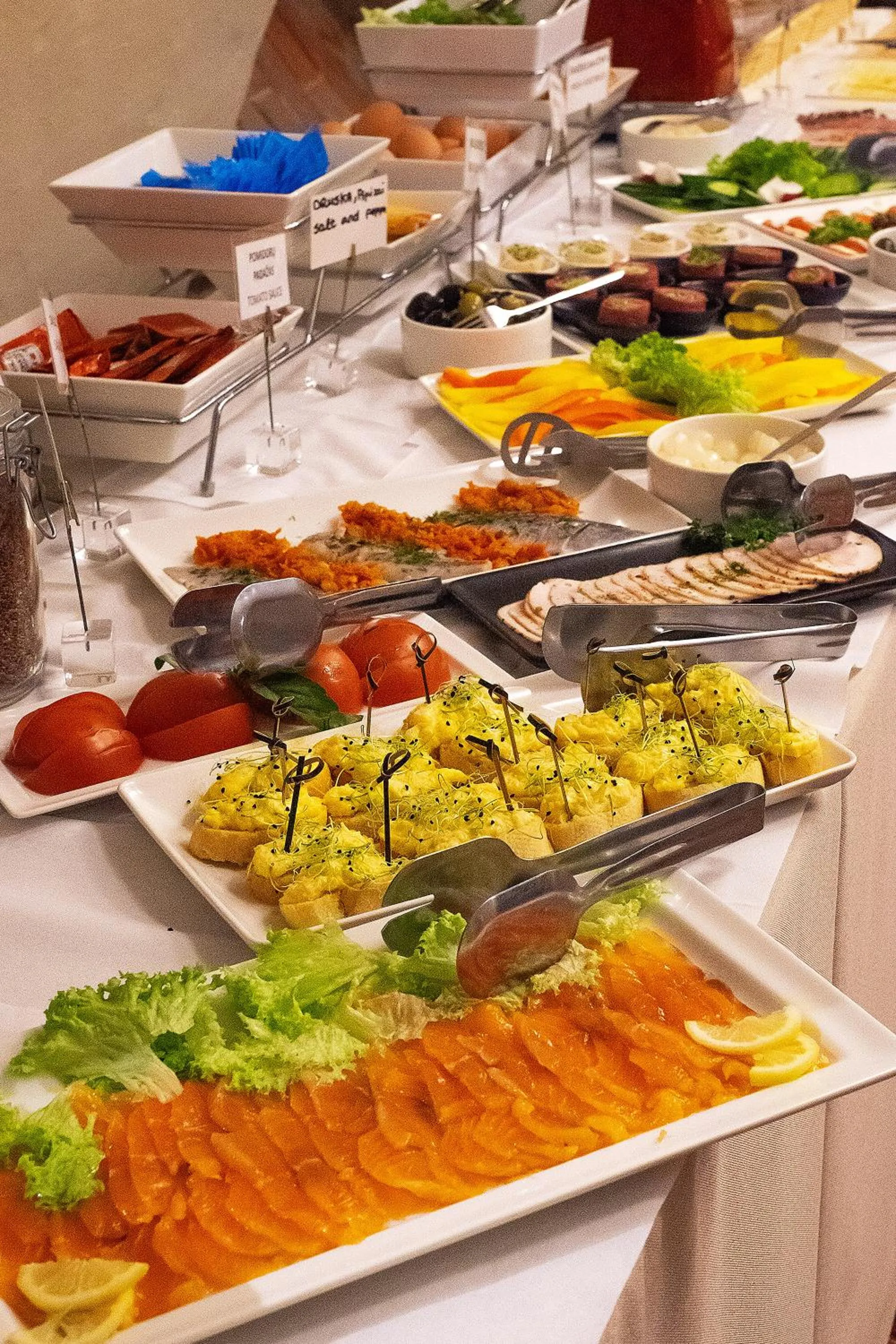 Food and drinks in St Palace Hotel