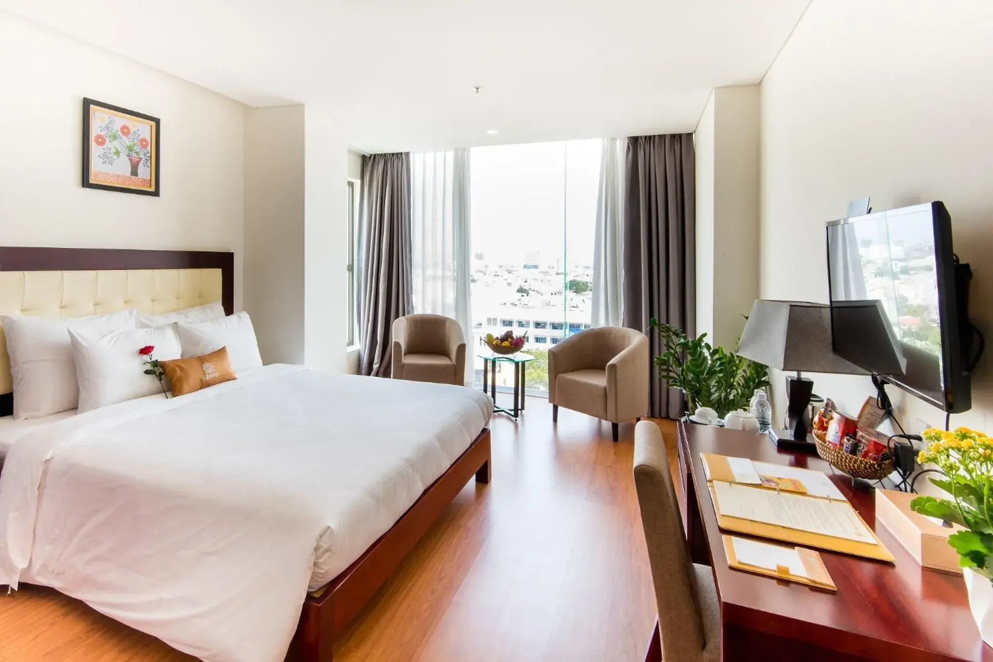 Bedroom, Bed in Gemma Hotel & Apartment Near Dragon Bridge Bedroom, Bed in Gemma Hotel & Apartment Near Dragon Bridge