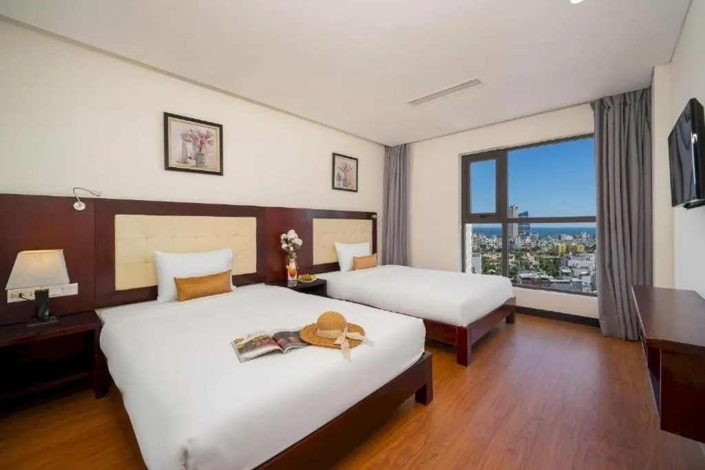 Bed in Gemma Hotel & Apartment Near Dragon Bridge