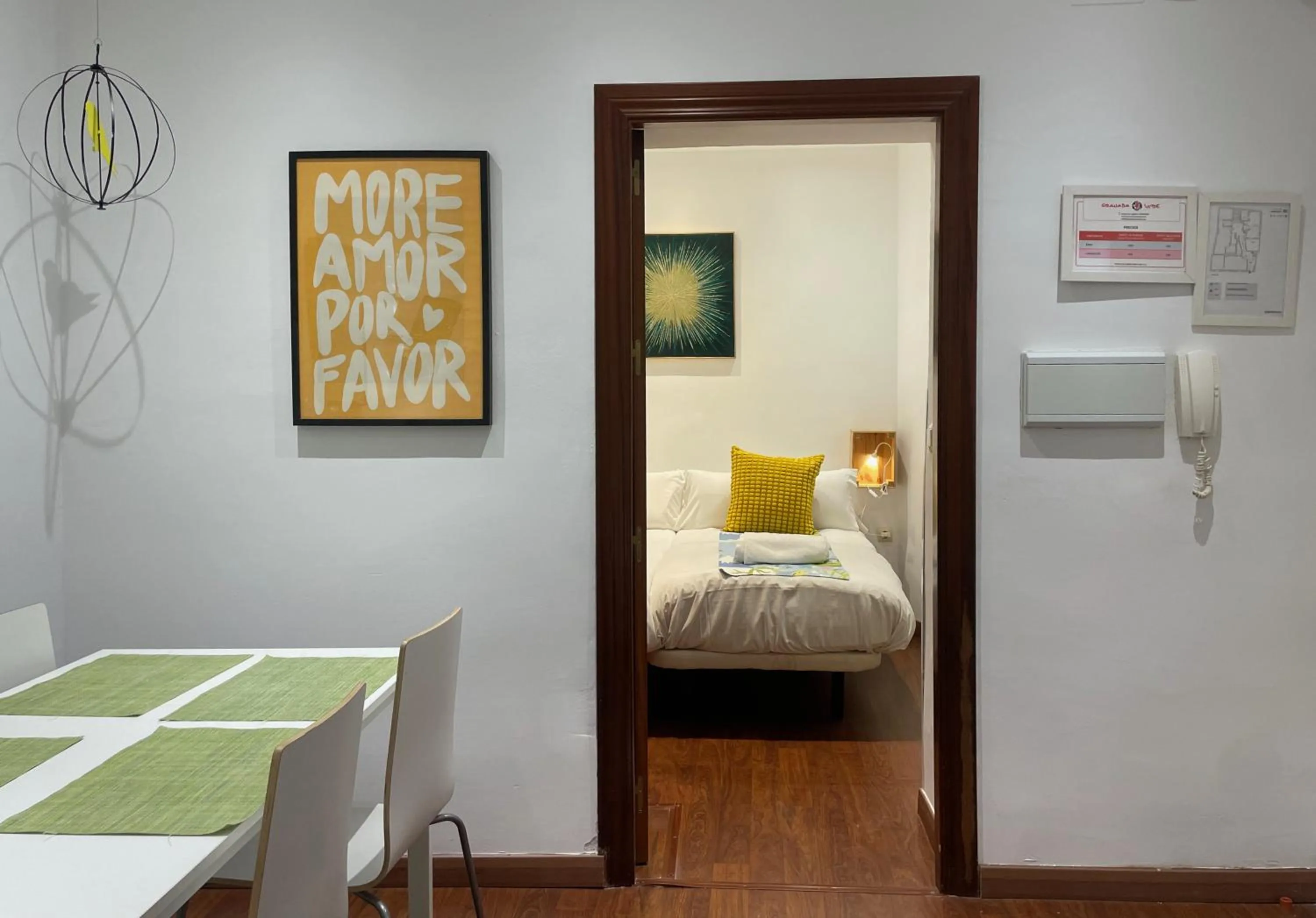 Bedroom, Bed in Apartamentos Inside Paseo de los Tristes