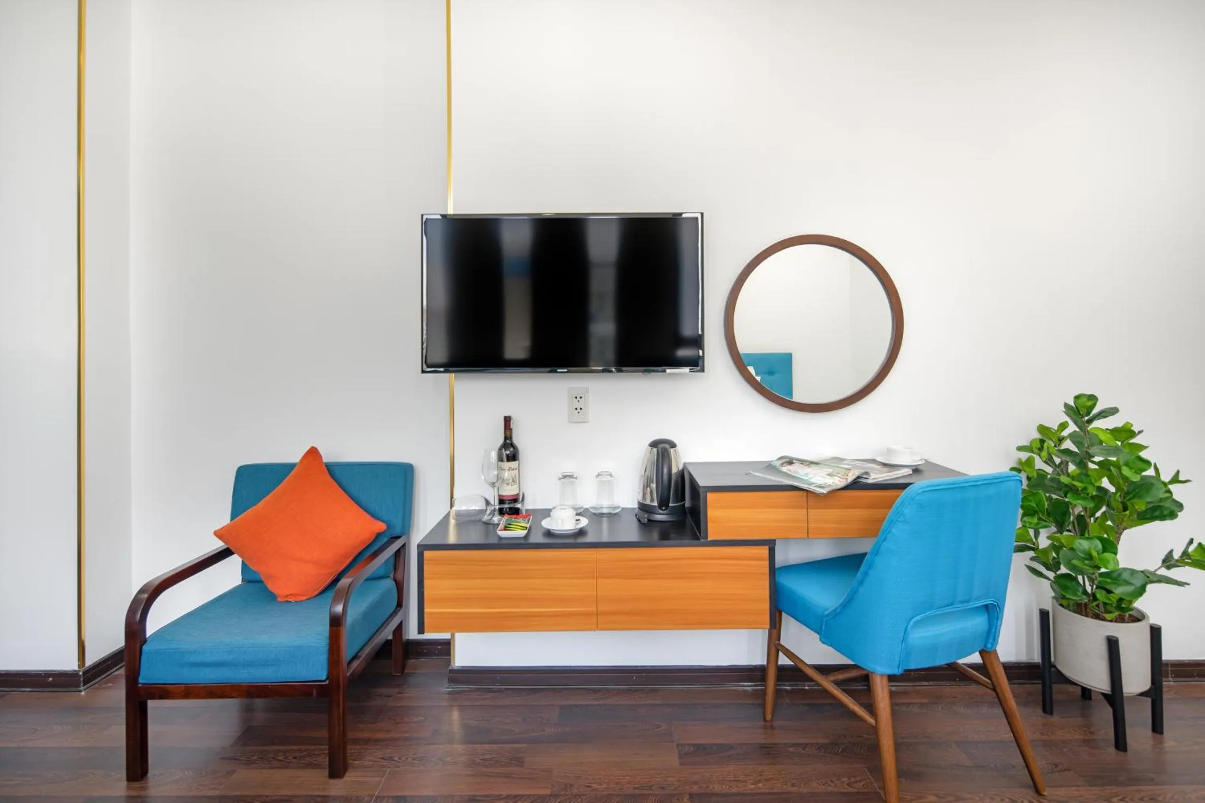 Seating area in Platinum Danang Hotel