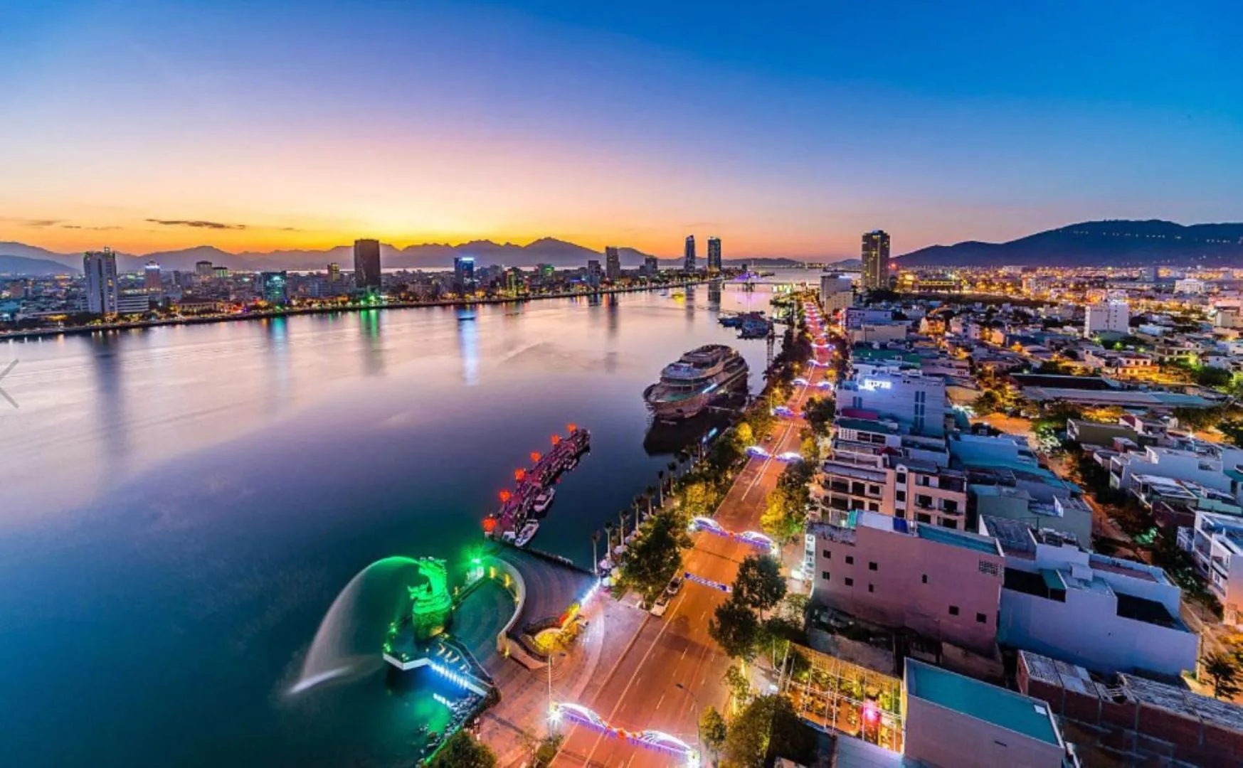 Bird's eye view in Platinum Danang Hotel