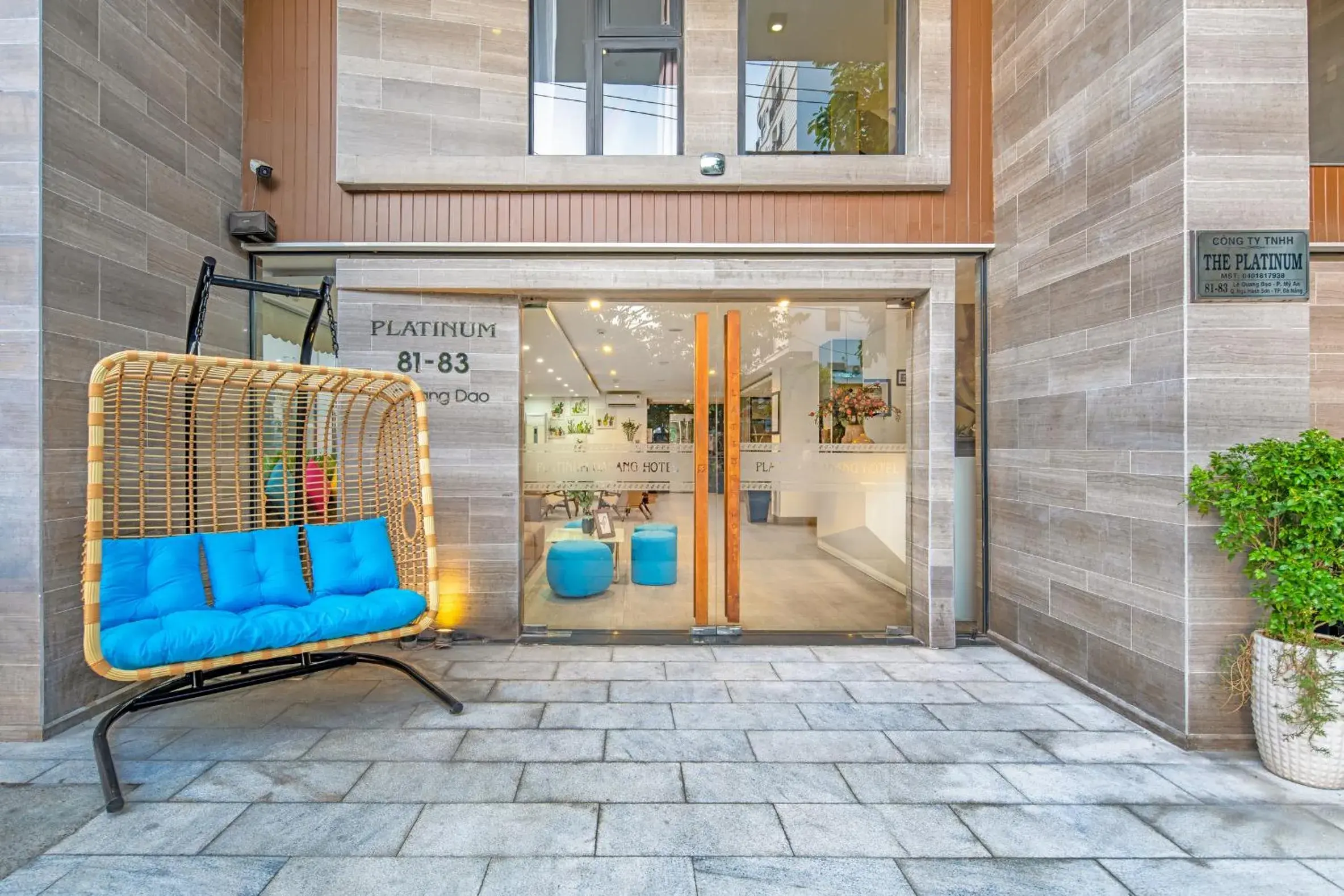 Facade/entrance in Platinum Danang Hotel Facade/entrance in Platinum Danang Hotel