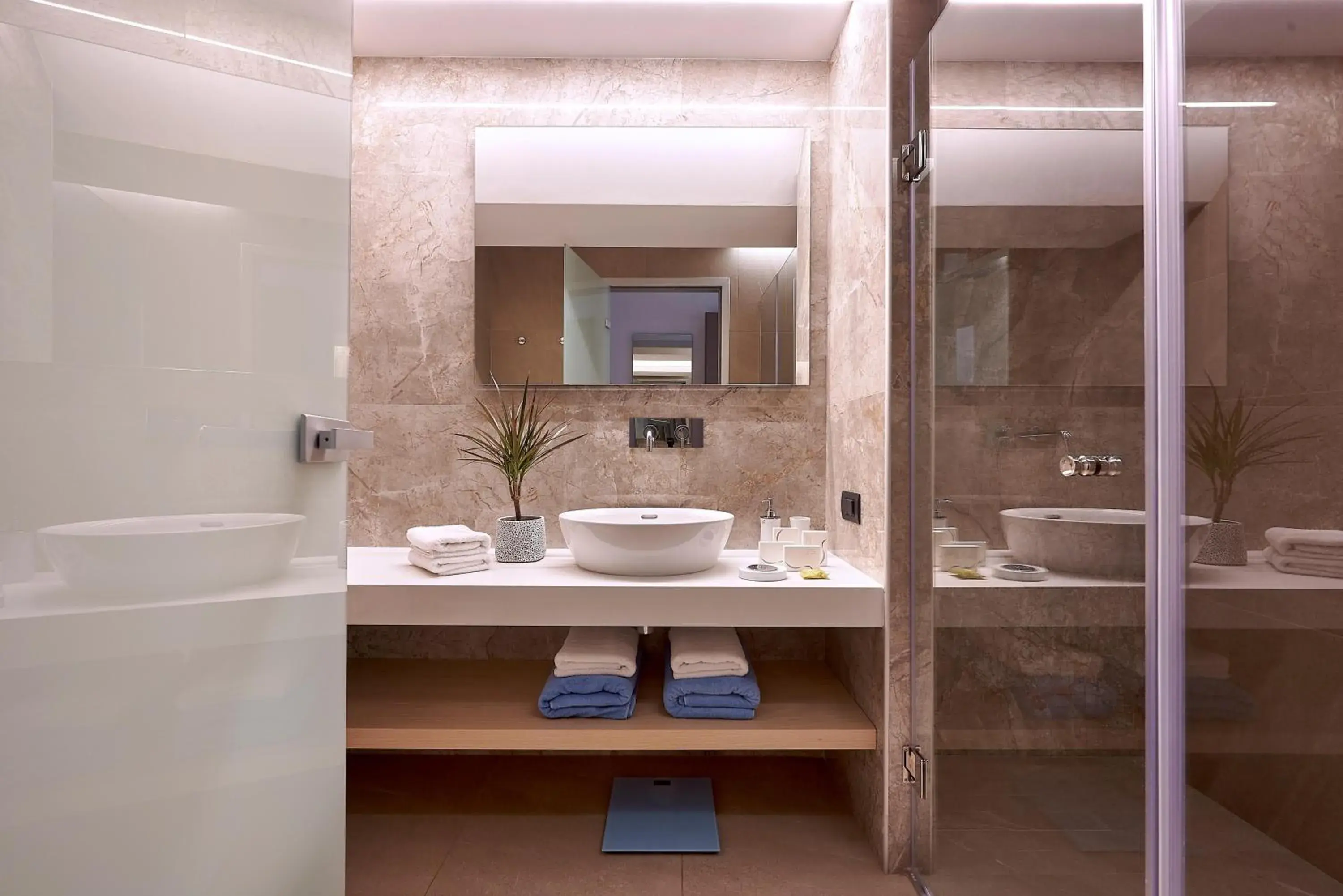 Bathroom in Coriva Beach Hotel & Bungalows Bathroom in Coriva Beach Hotel & Bungalows