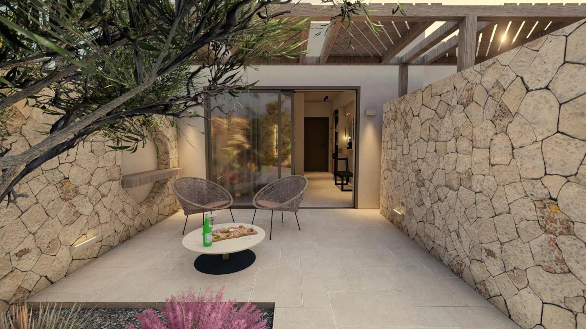 Garden in Coriva Beach Hotel & Bungalows