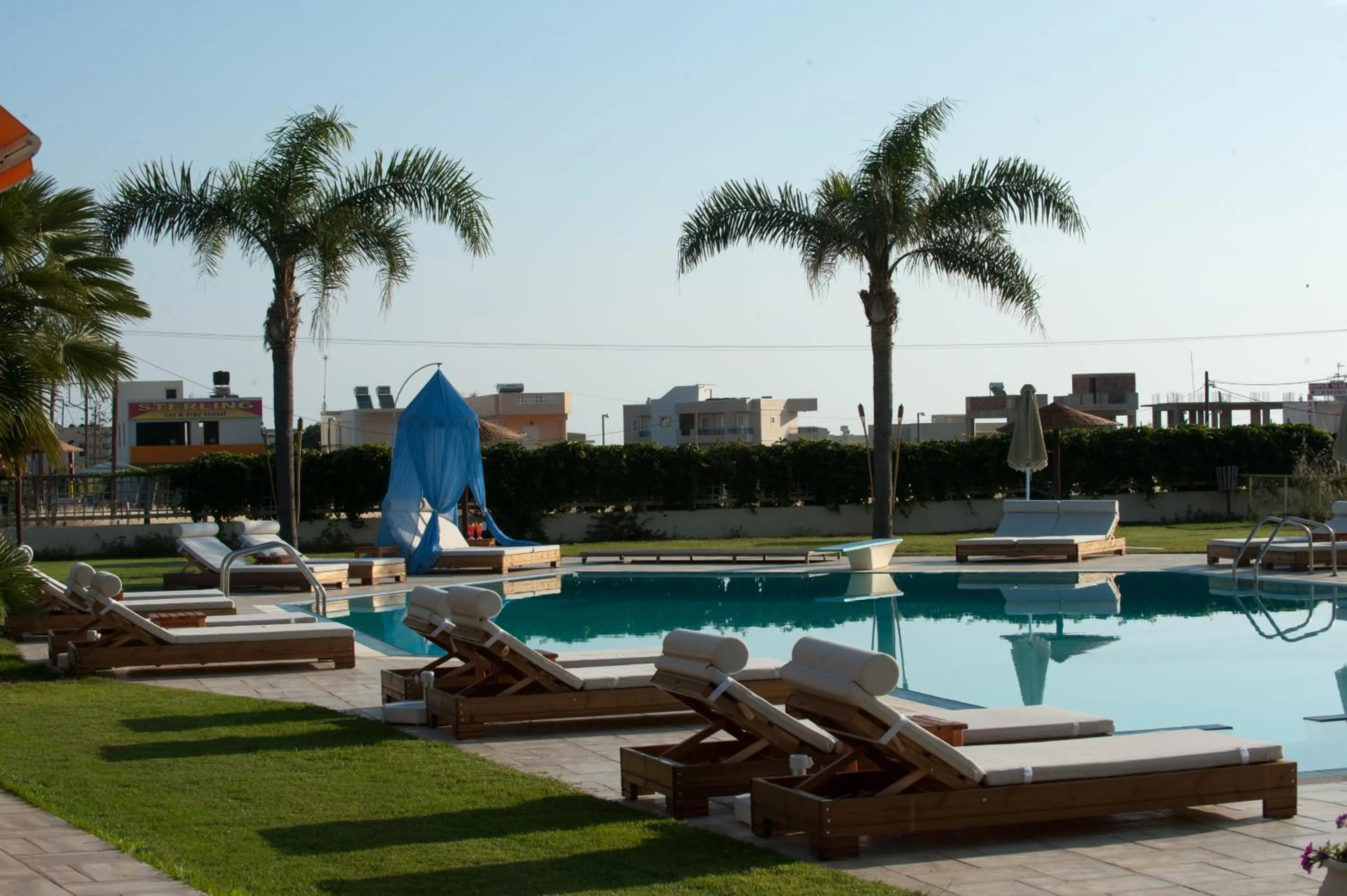 Garden in Socrates Hotel Malia Beach