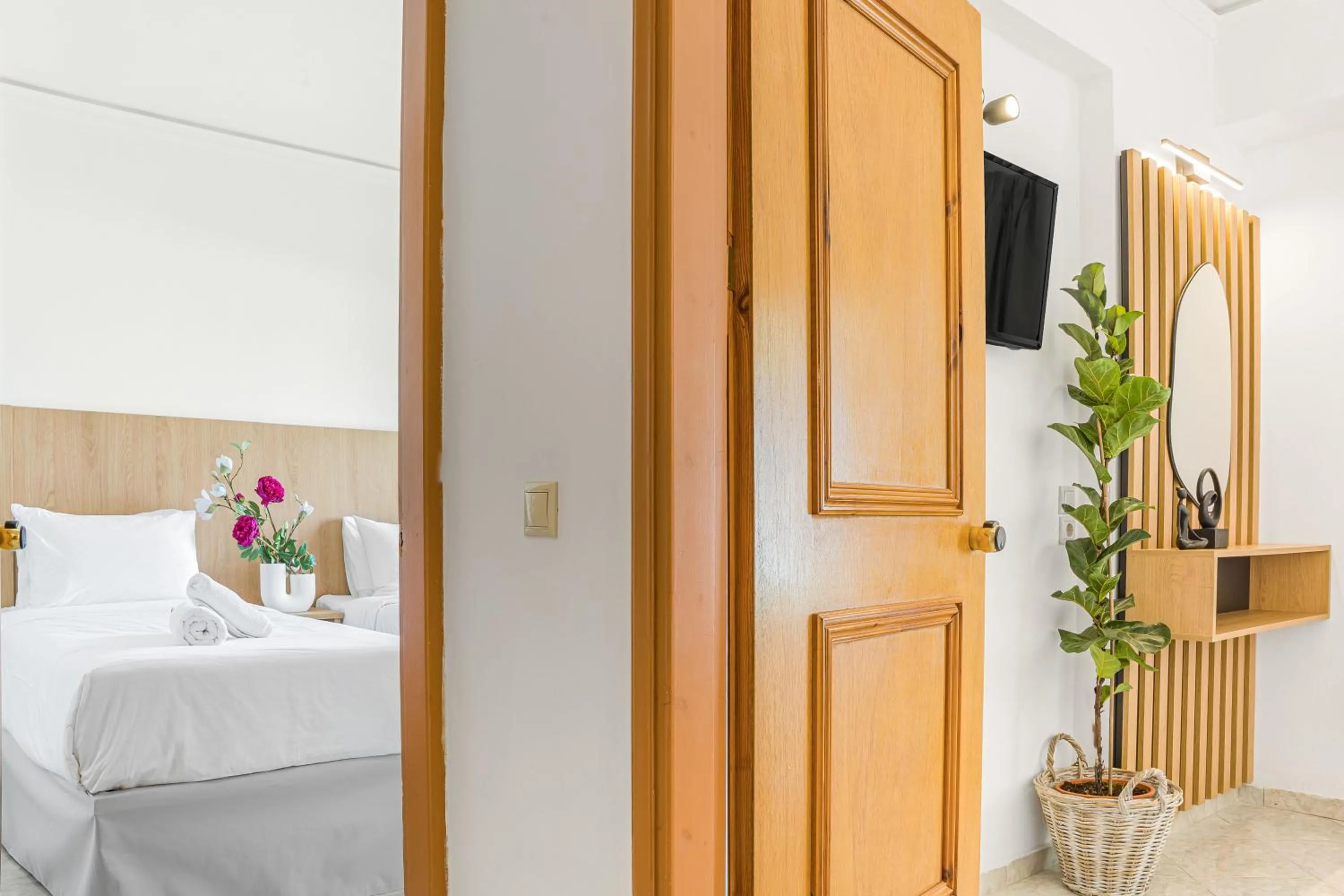 Bed in Socrates Hotel Malia Beach