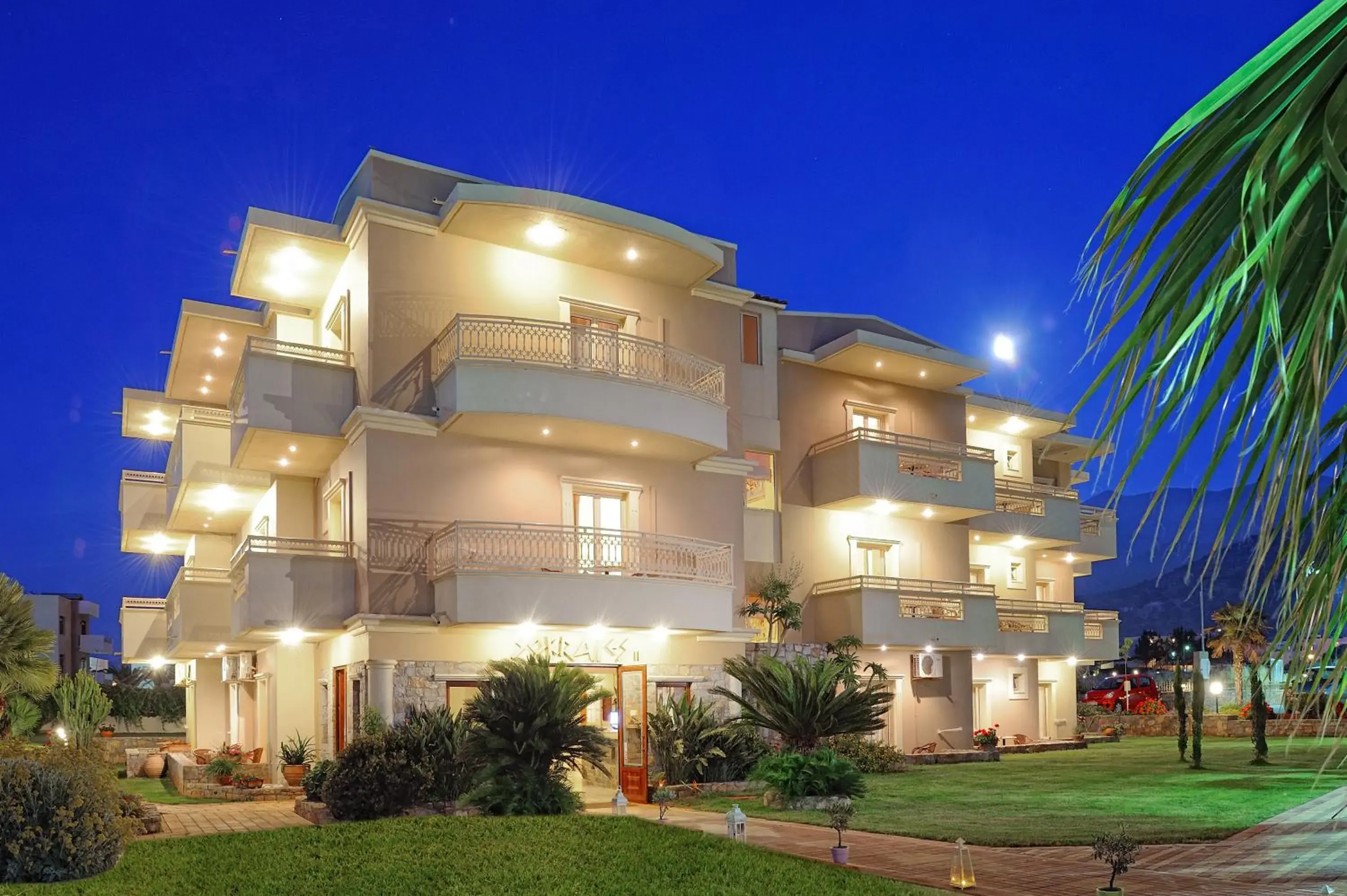 Property building in Socrates Hotel Malia Beach Property building in Socrates Hotel Malia Beach