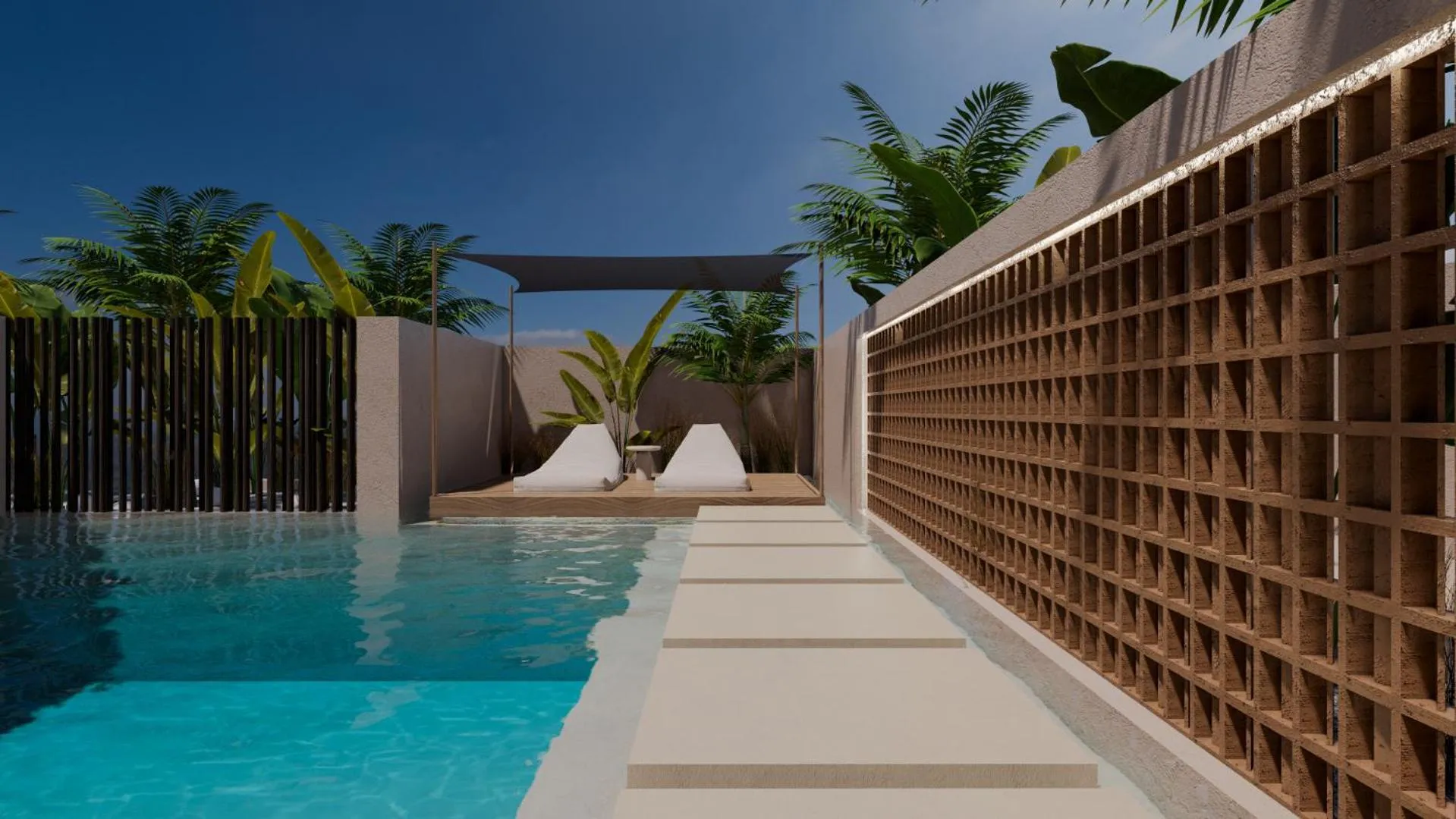 Swimming pool in Socrates Hotel Malia Beach