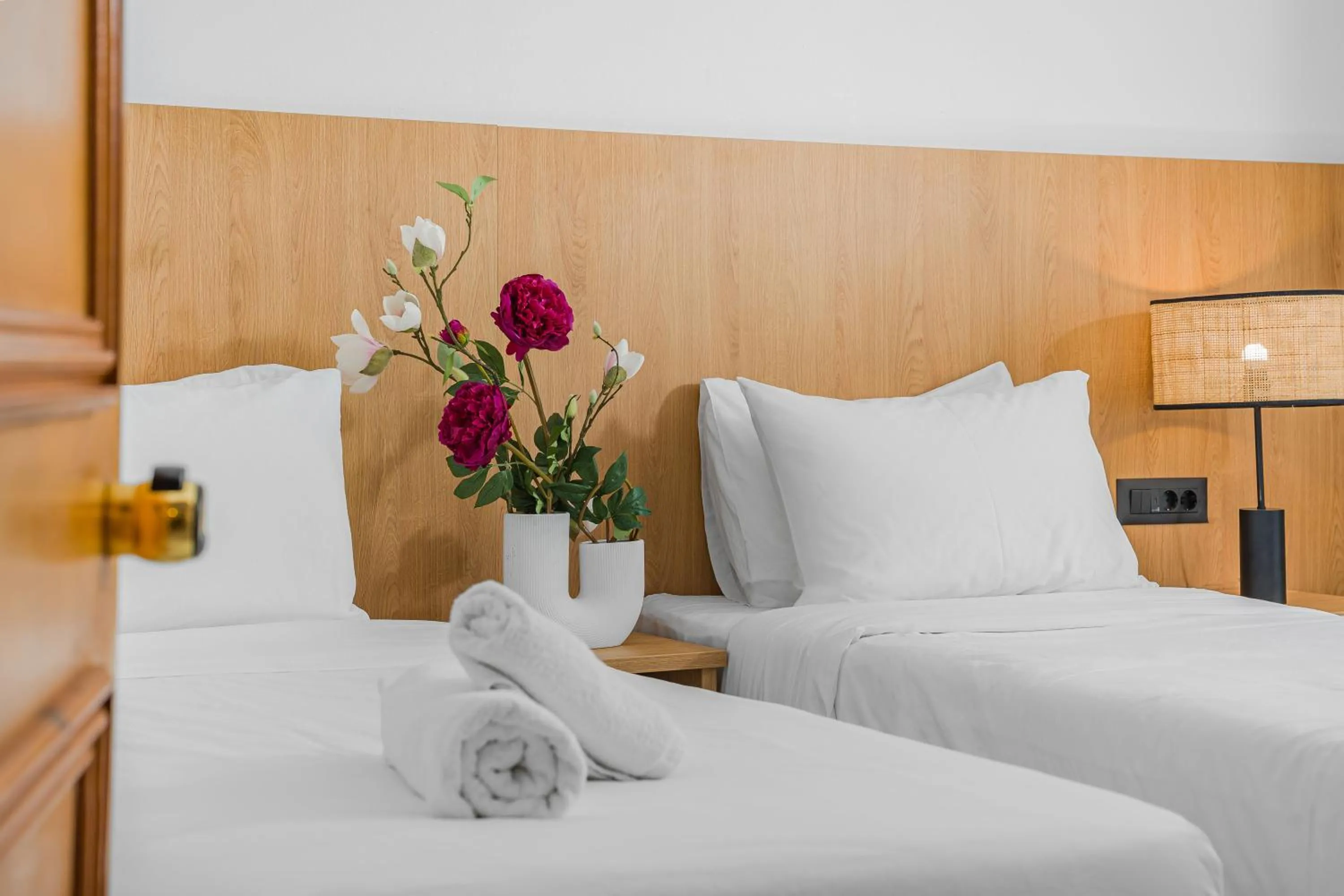 Bed in Socrates Hotel Malia Beach