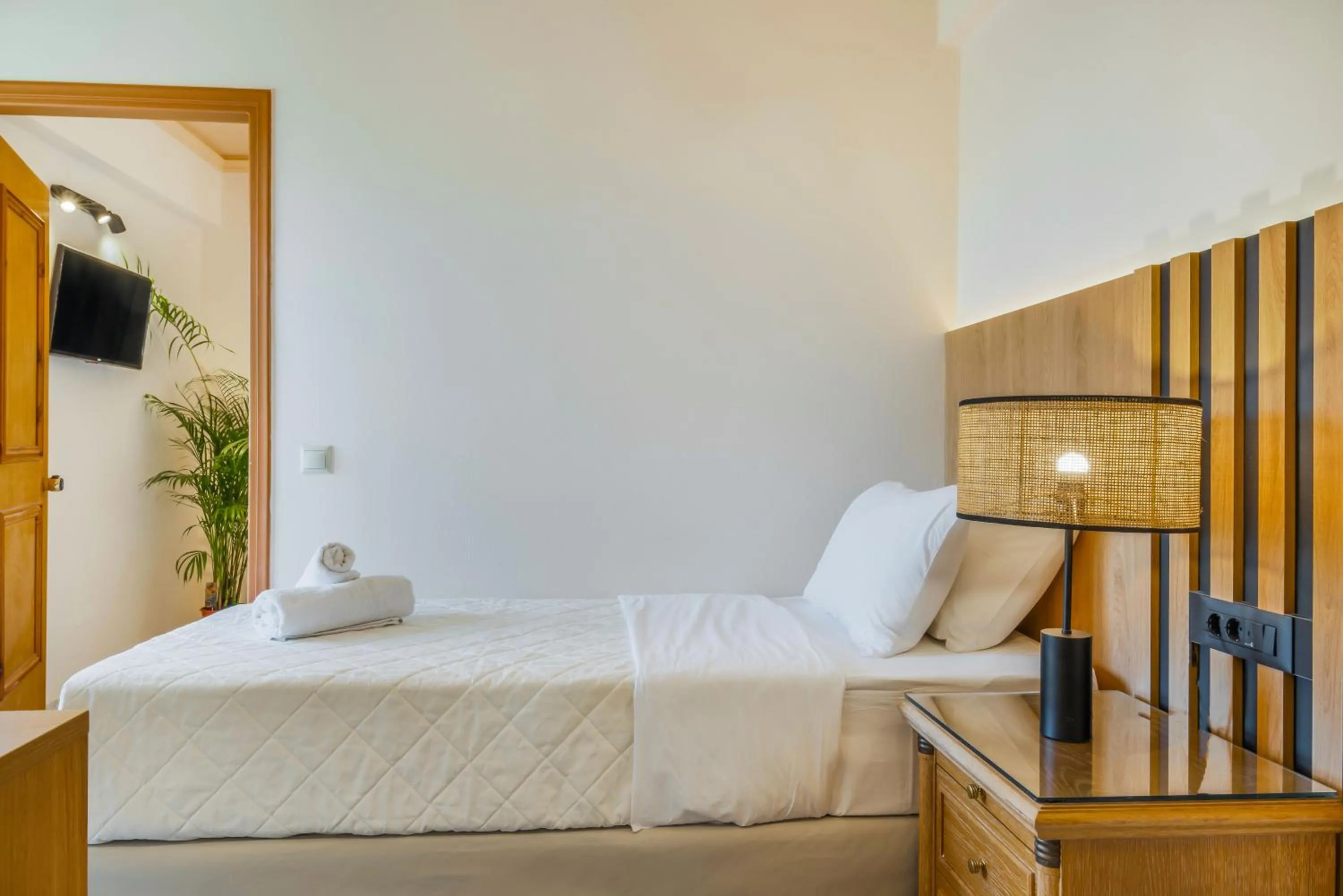 Bed in Socrates Hotel Malia Beach