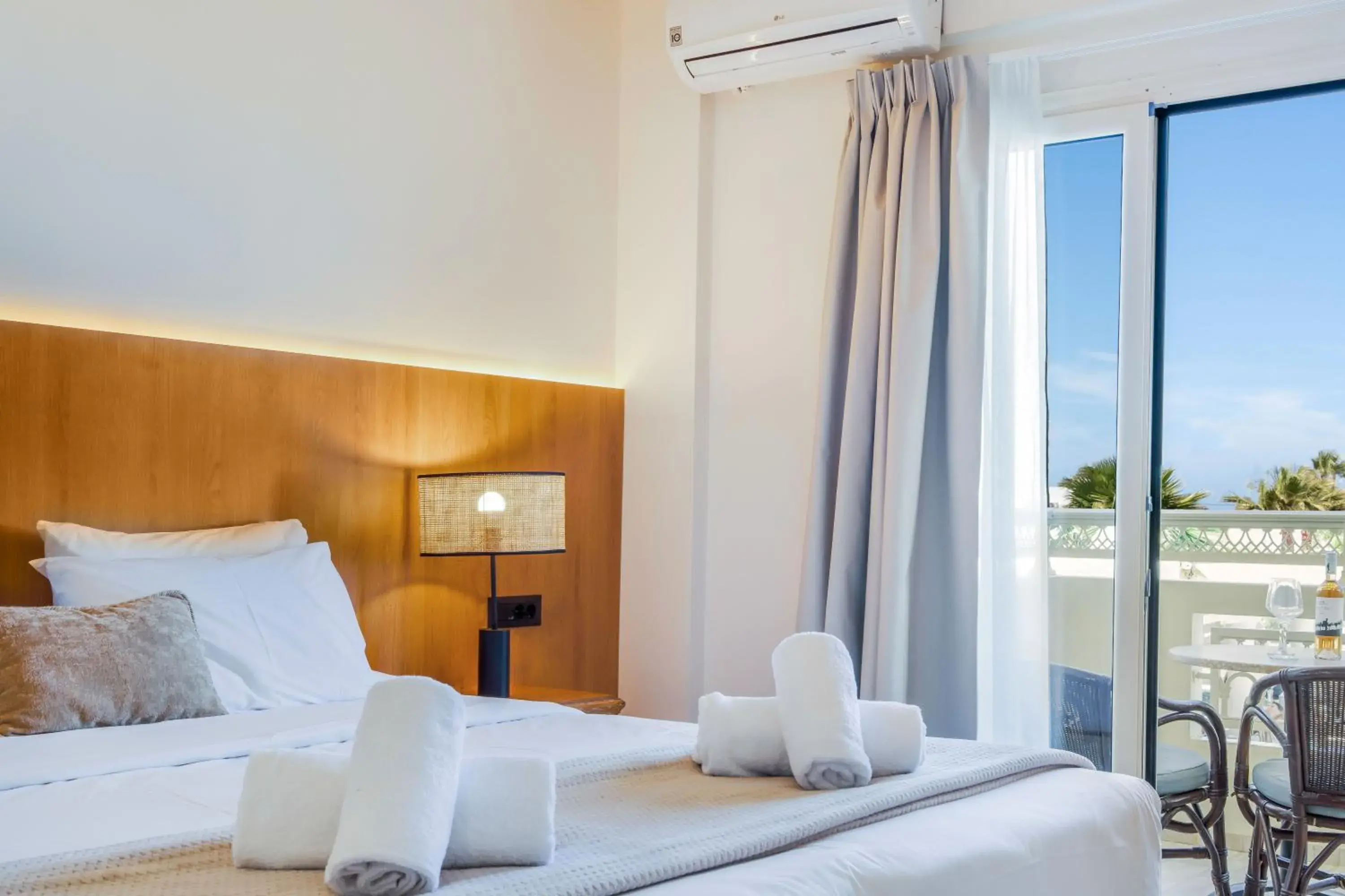 Bed in Socrates Hotel Malia Beach Bed in Socrates Hotel Malia Beach