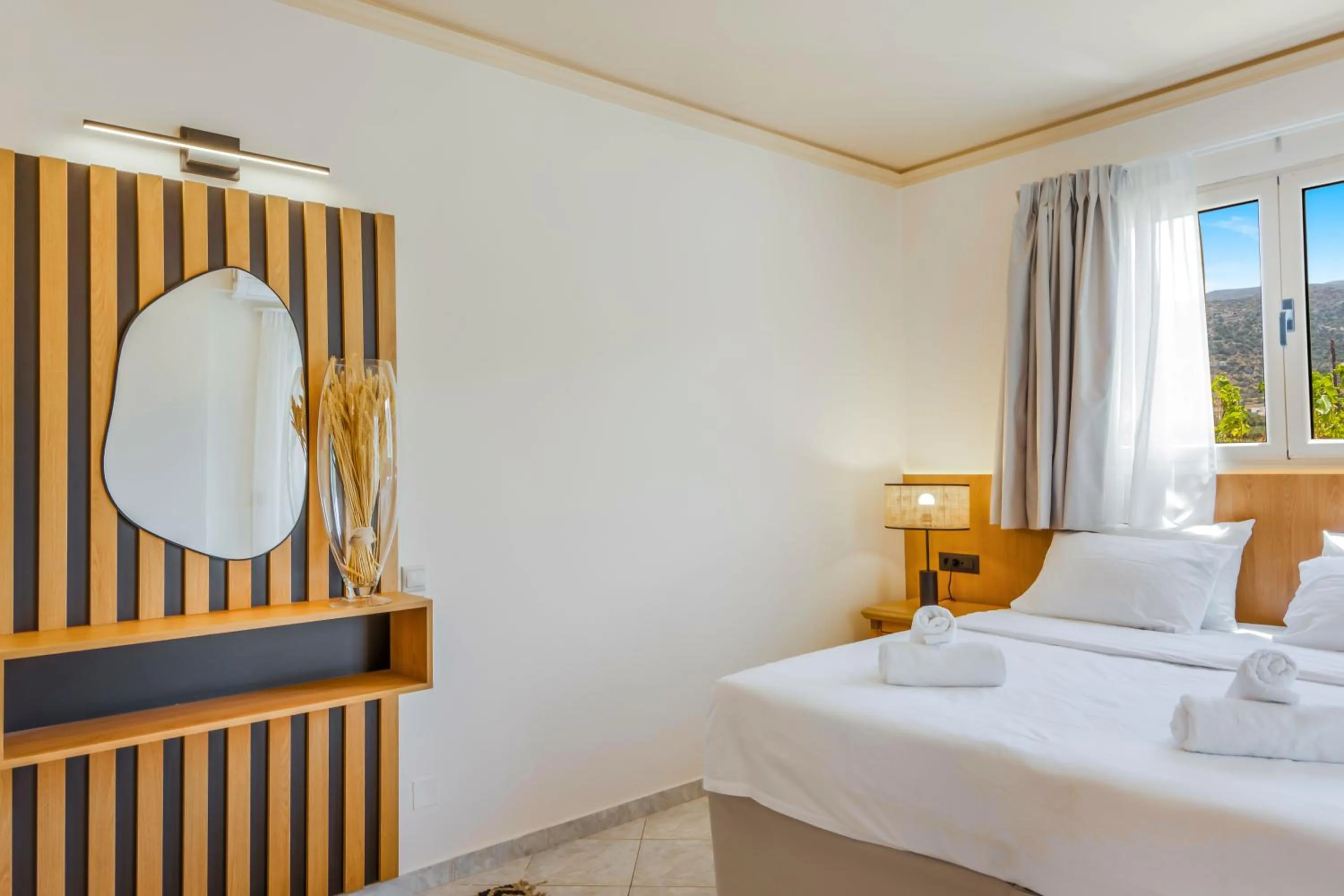 Bed in Socrates Hotel Malia Beach