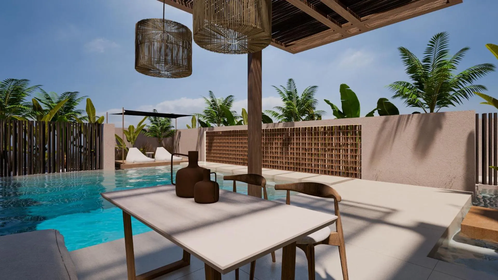 Patio in Socrates Hotel Malia Beach